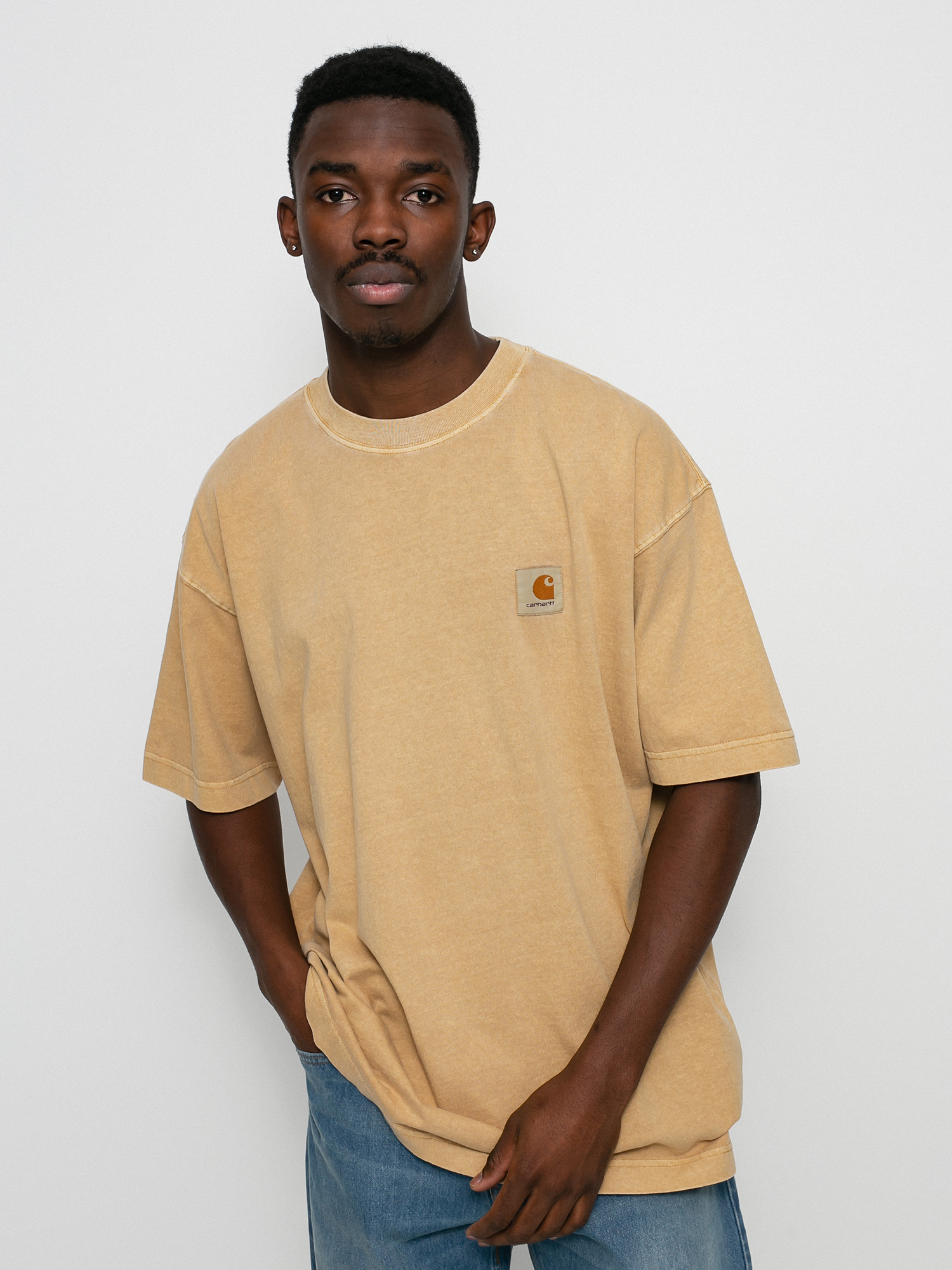T-shirt Carhartt WIP Nelson (dusty h brown)