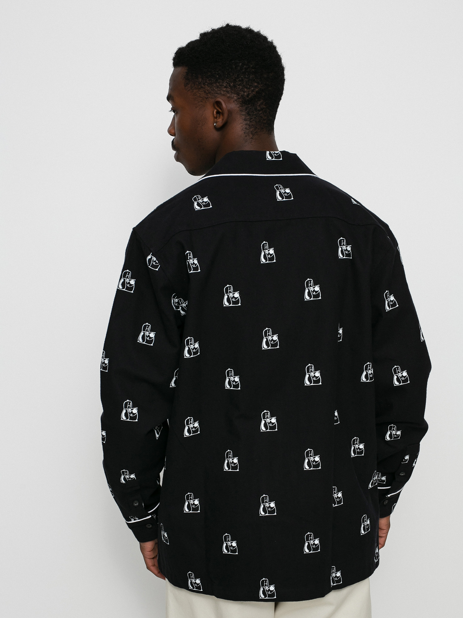 Koszula HUF Remio Dog Flannel (black)