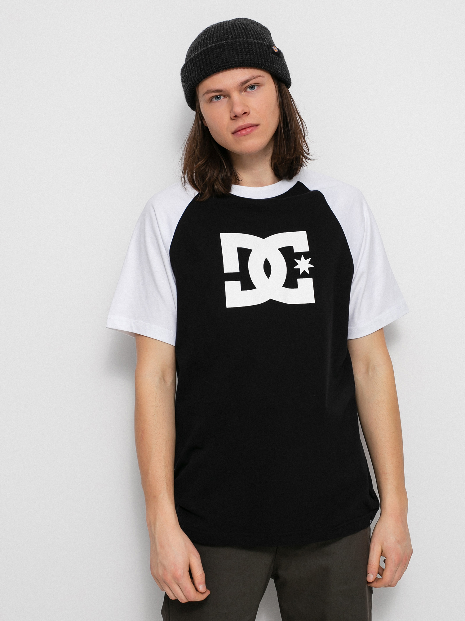 T-shirt DC Star Raglan (black/white)
