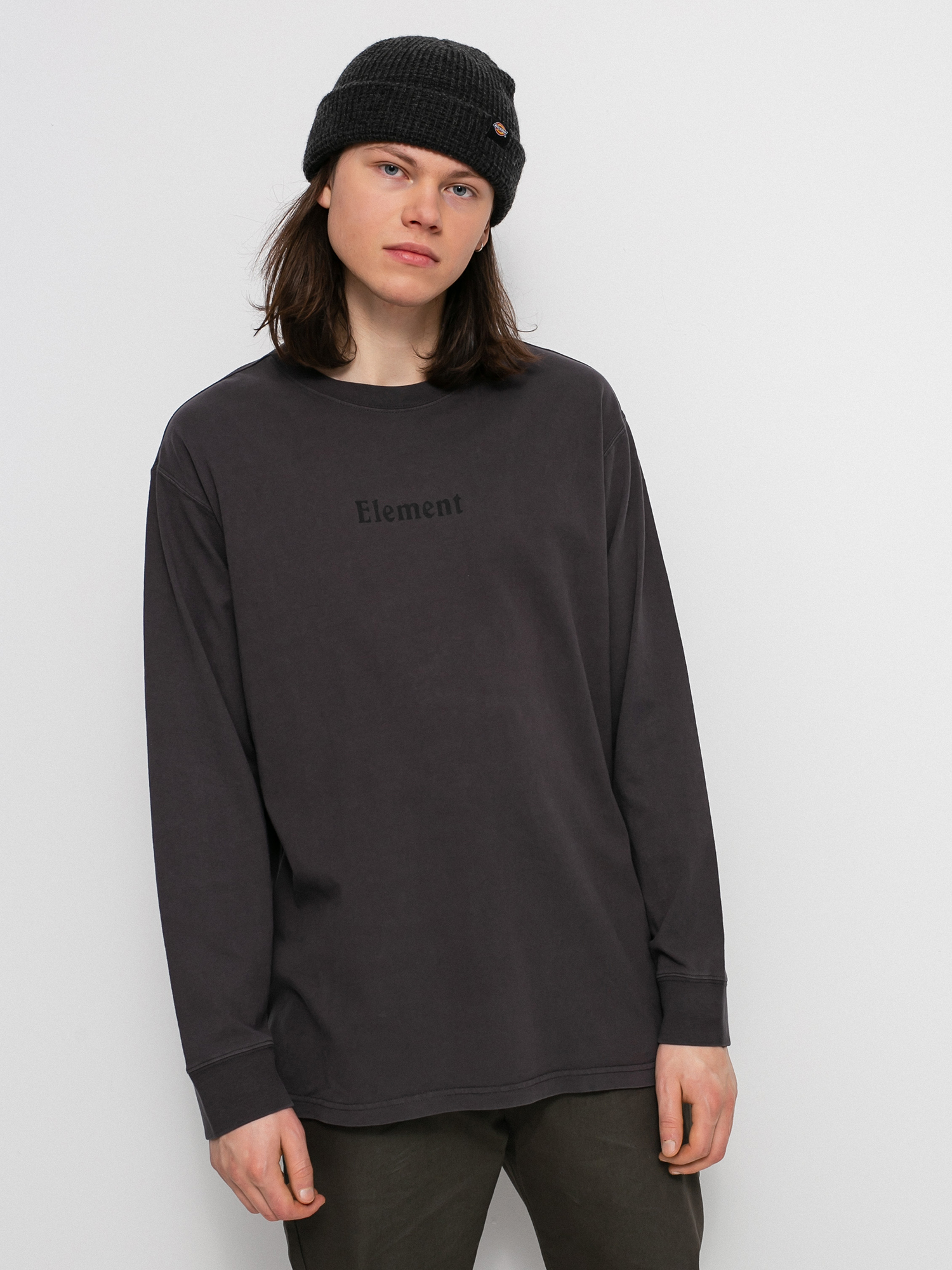 Longsleeve Element Shrooms Guide (off black)