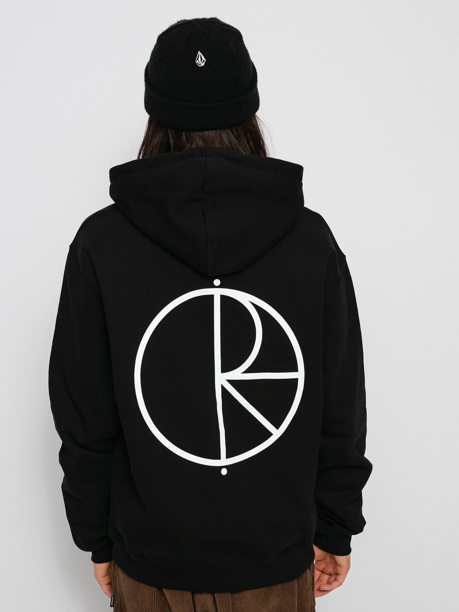 Bluza z kapturem Polar Skate Stroke Logo HD (black)