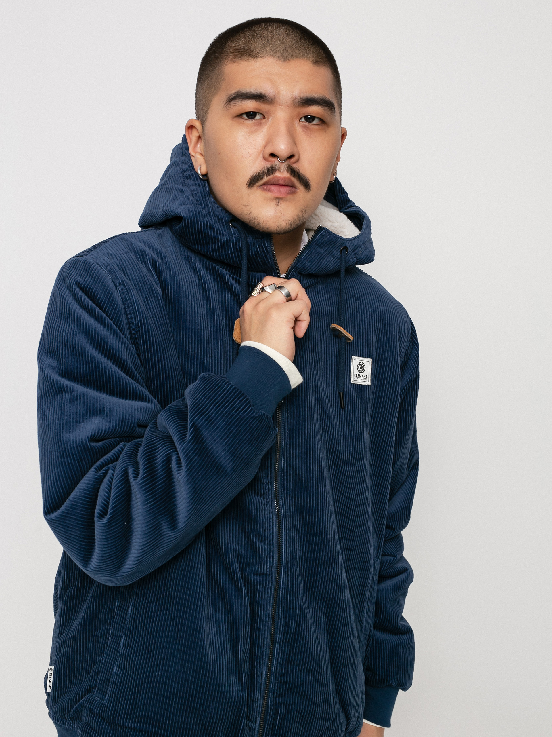 Kurtka Element Dulcey Corduroy (insignia blue)