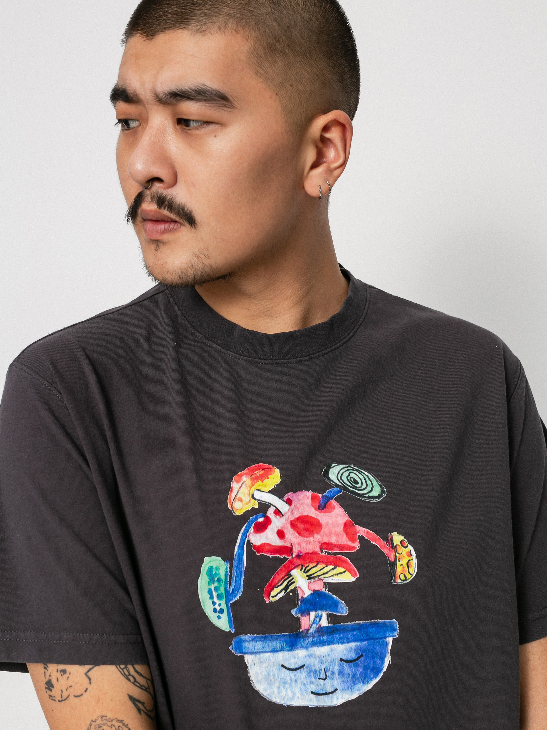 T-shirt Element Mind Shrooms (off black)