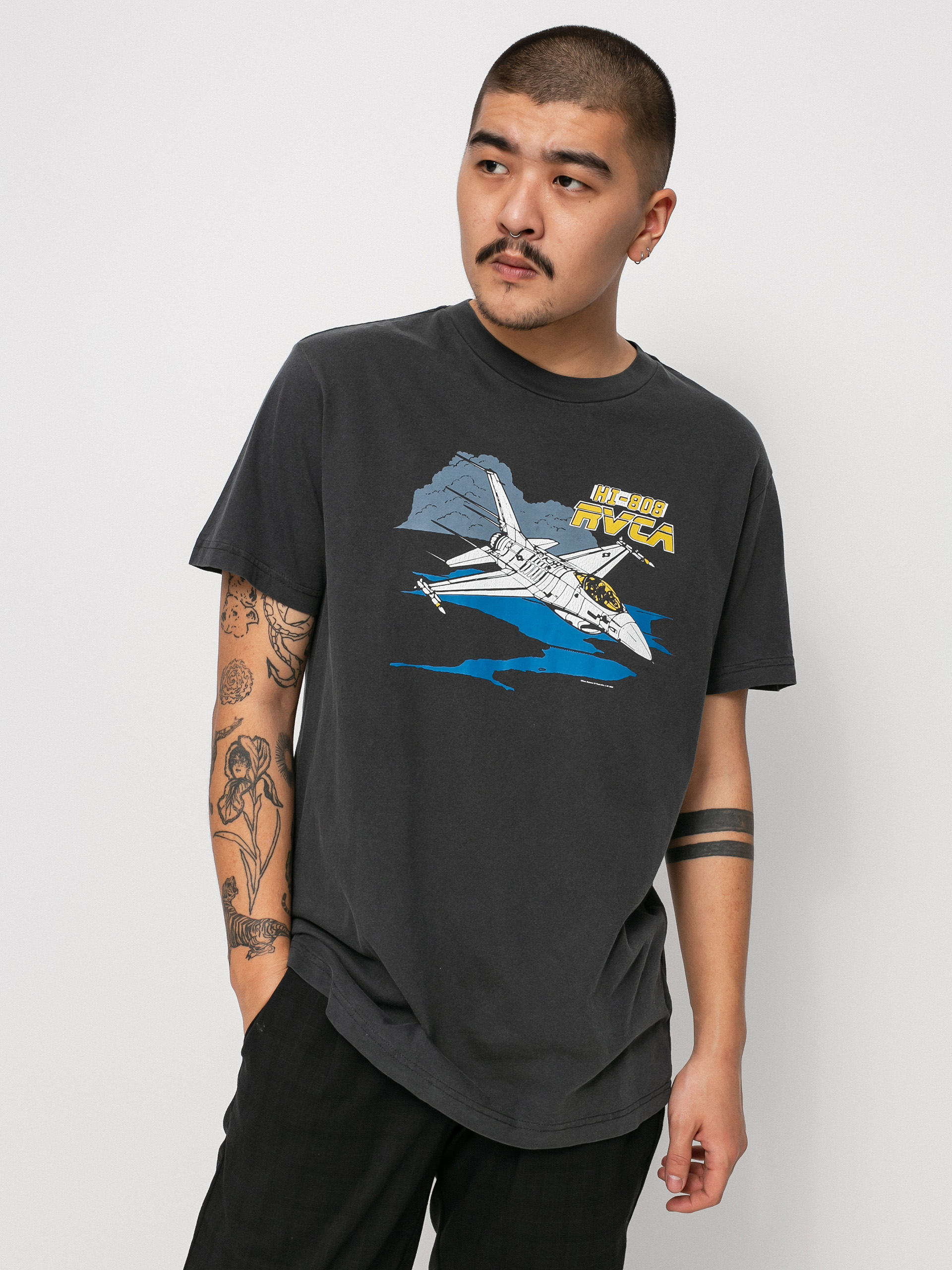 T-shirt RVCA Evan Mock Airshow (black)