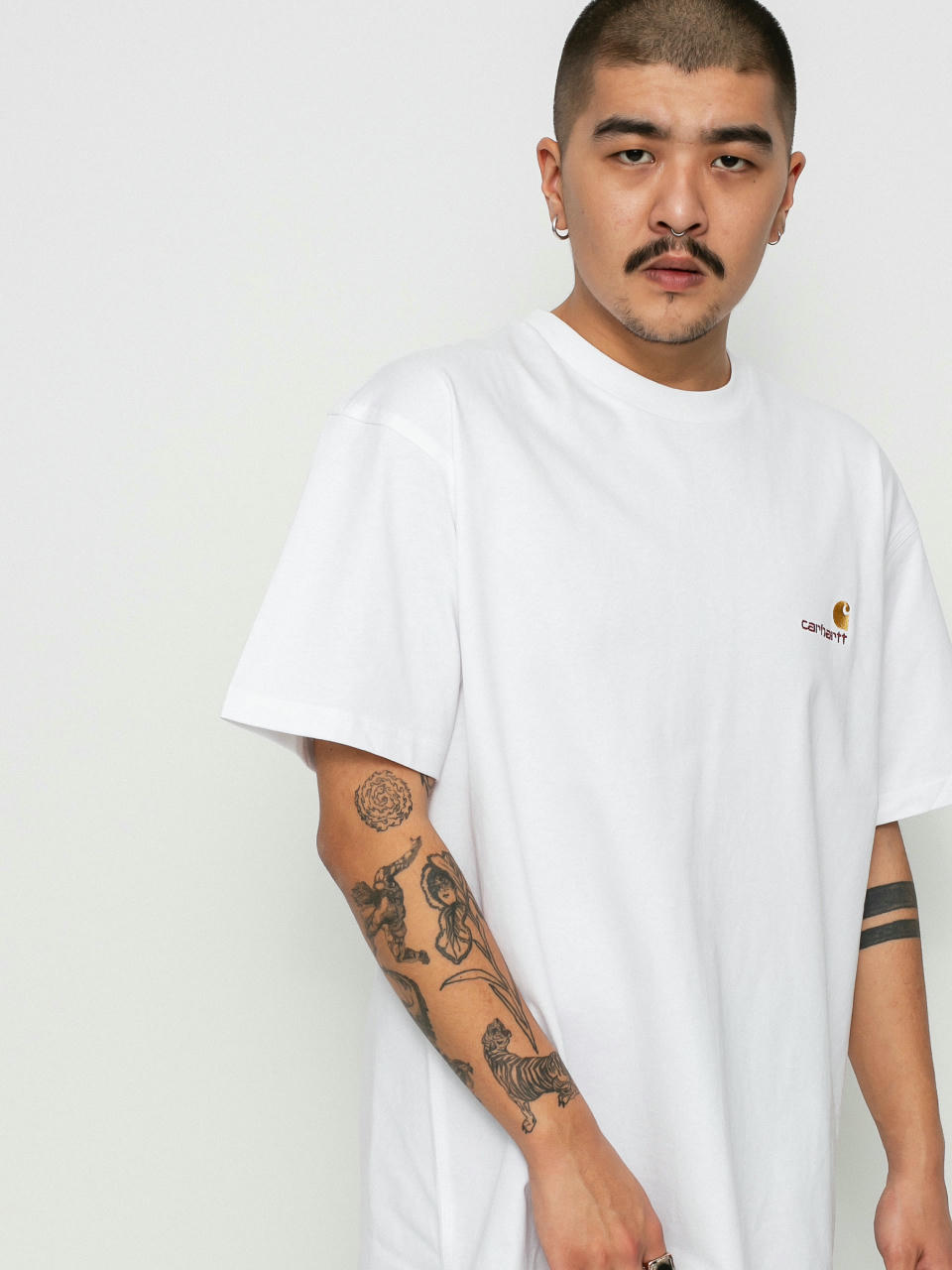 T-shirt Carhartt WIP American Script (white)