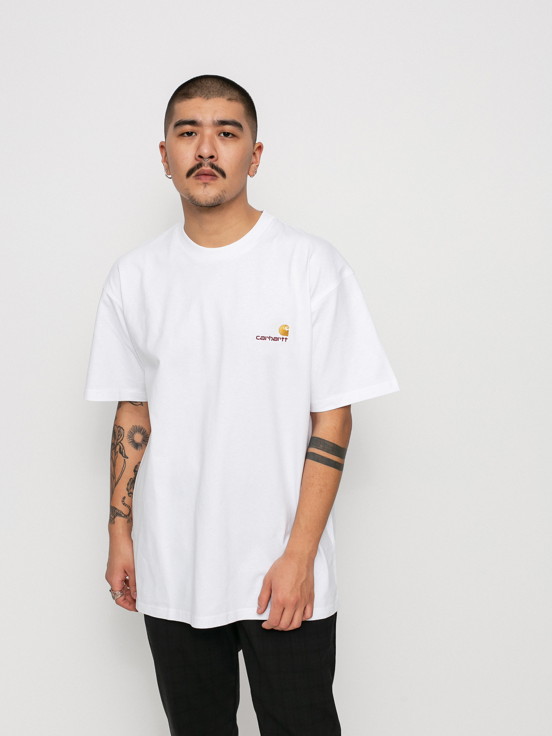 T-shirt Carhartt WIP American Script - biały (white)
