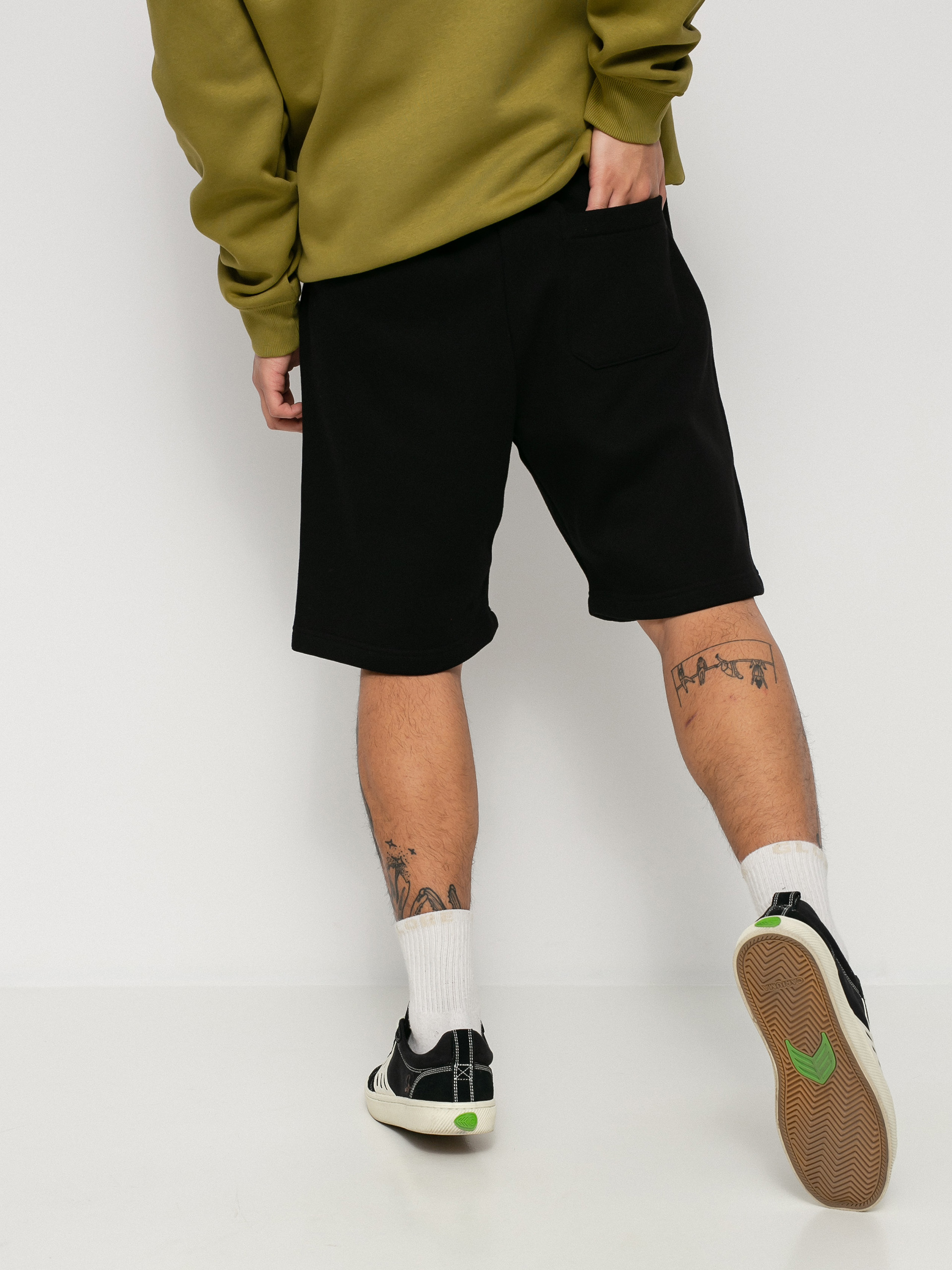 Szorty Carhartt WIP Chase (black/gold)