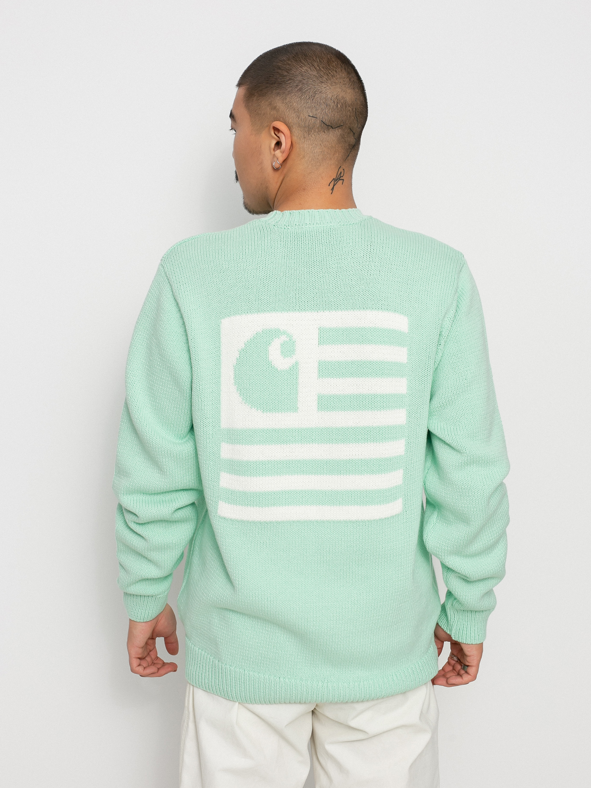 Sweter Carhartt WIP State (pale spearmint/wax)