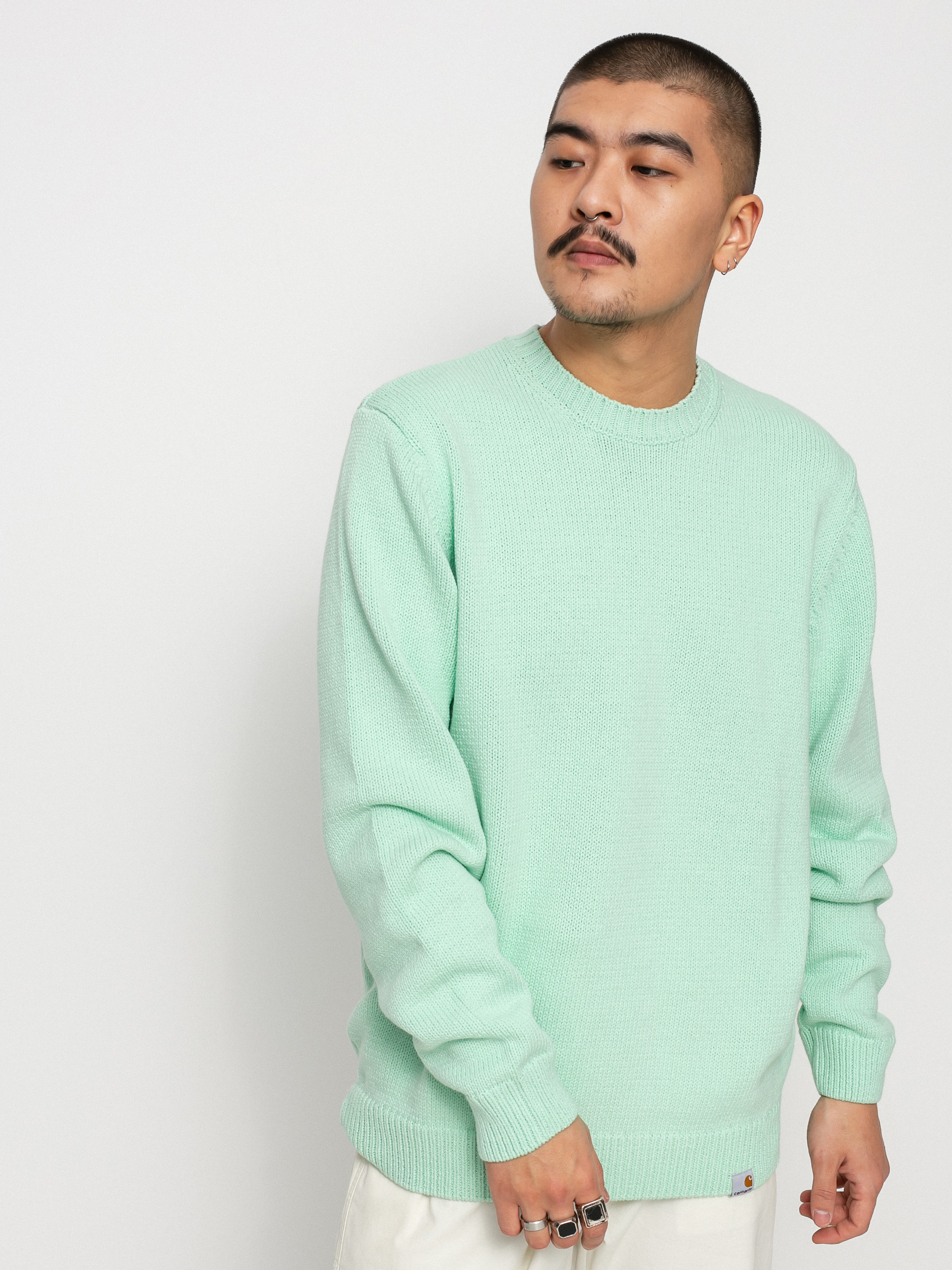 Sweter Carhartt WIP State (pale spearmint/wax)