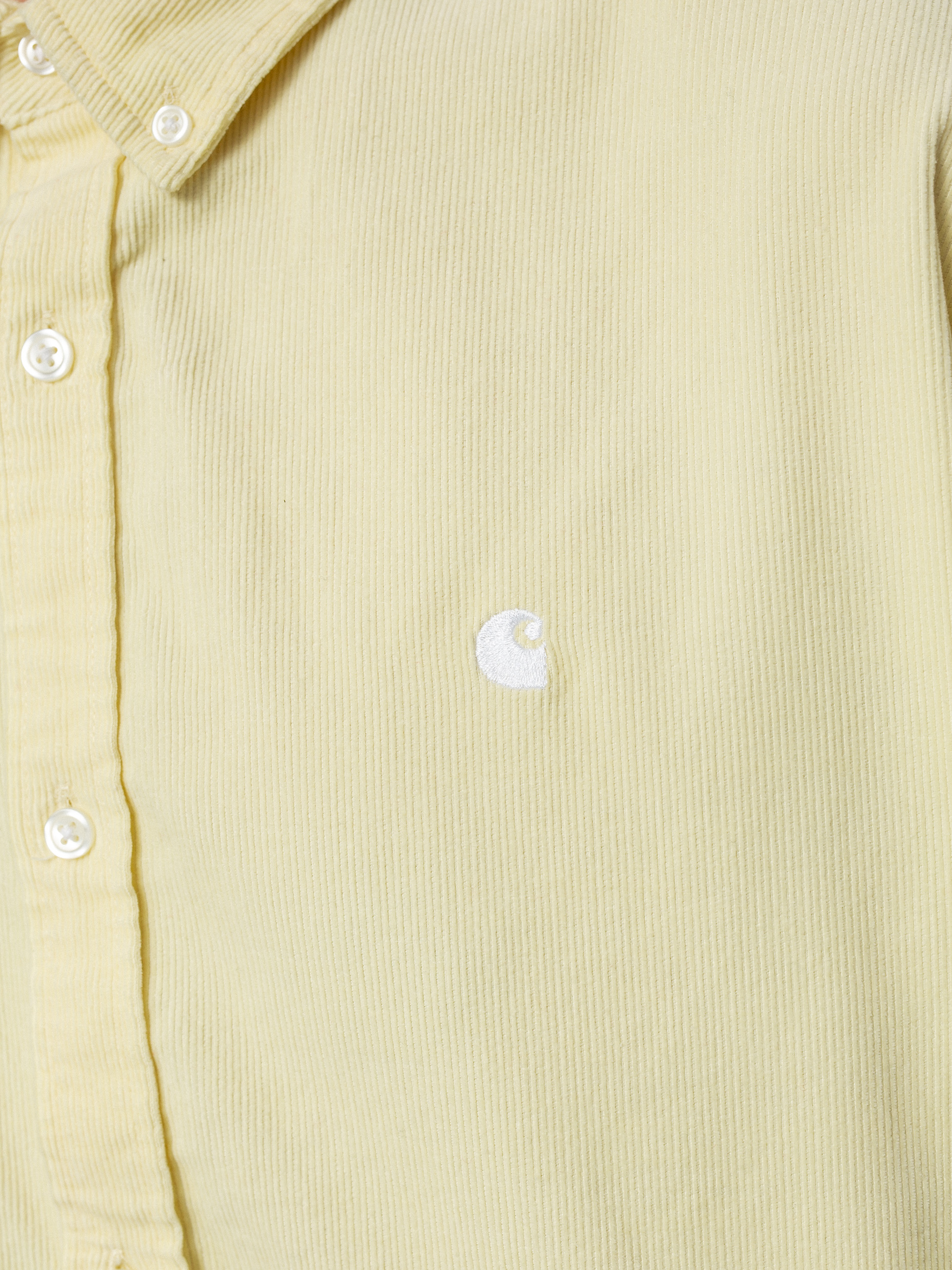 Koszula Carhartt WIP Madison Fine Cord (soft yellow/white)