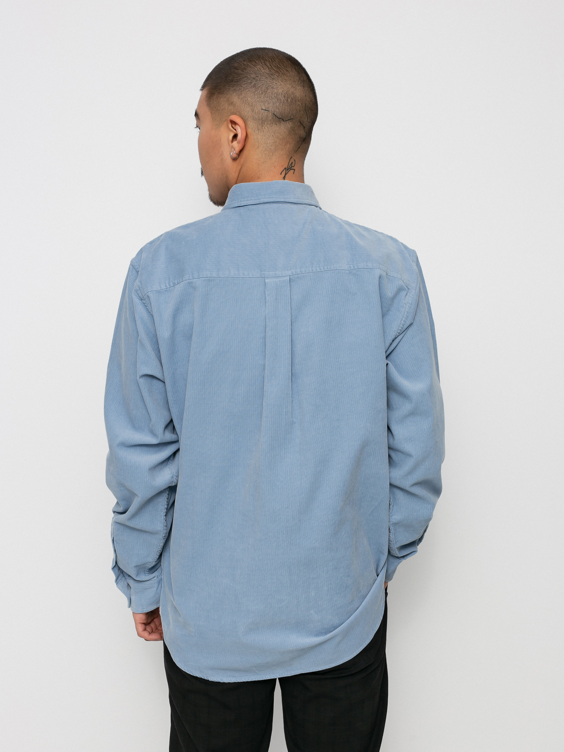 Koszula Carhartt WIP Madison Fine Cord (frosted blue/white)