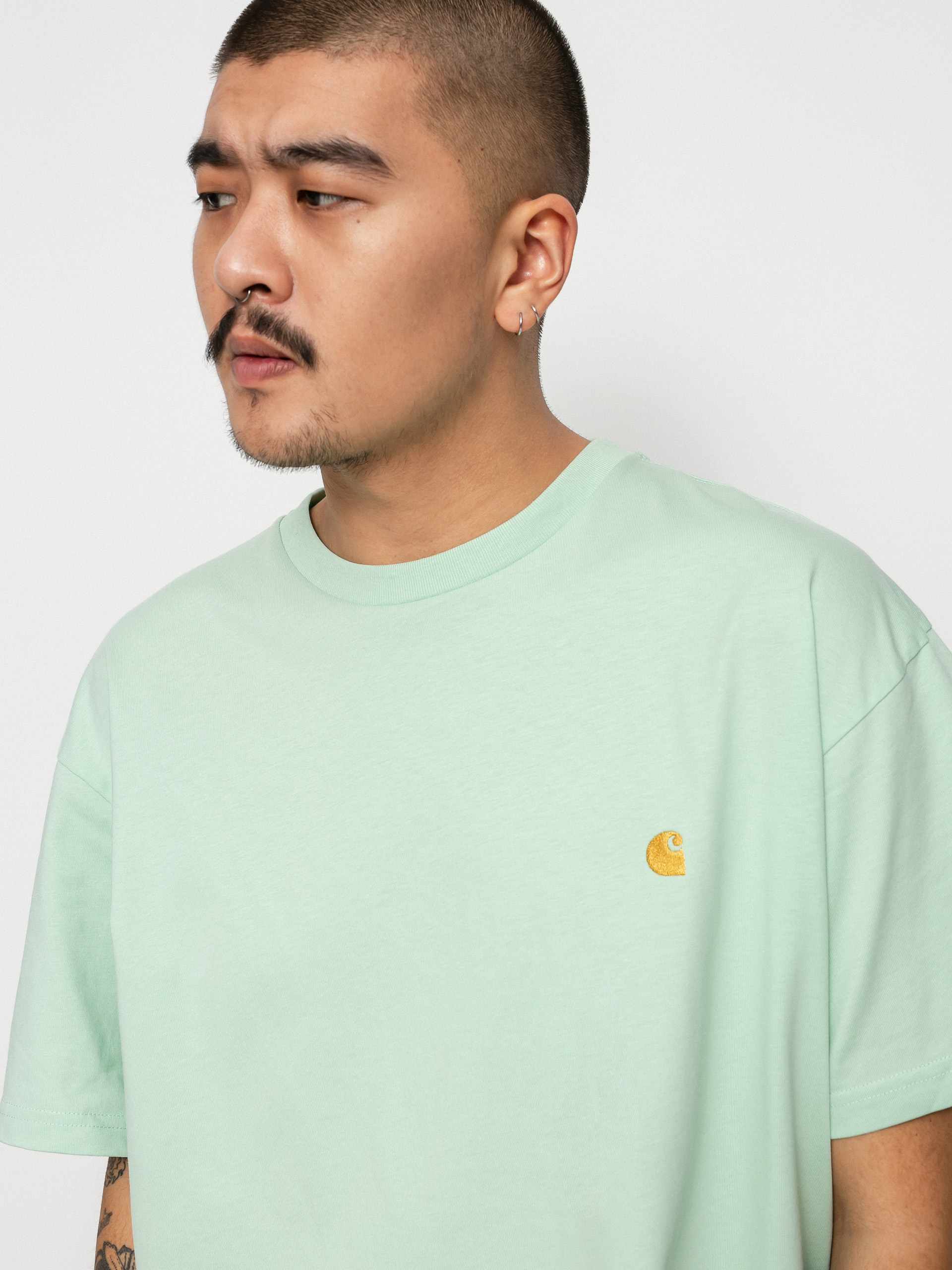 T-shirt Carhartt WIP Chase (pale spearmint/gold)