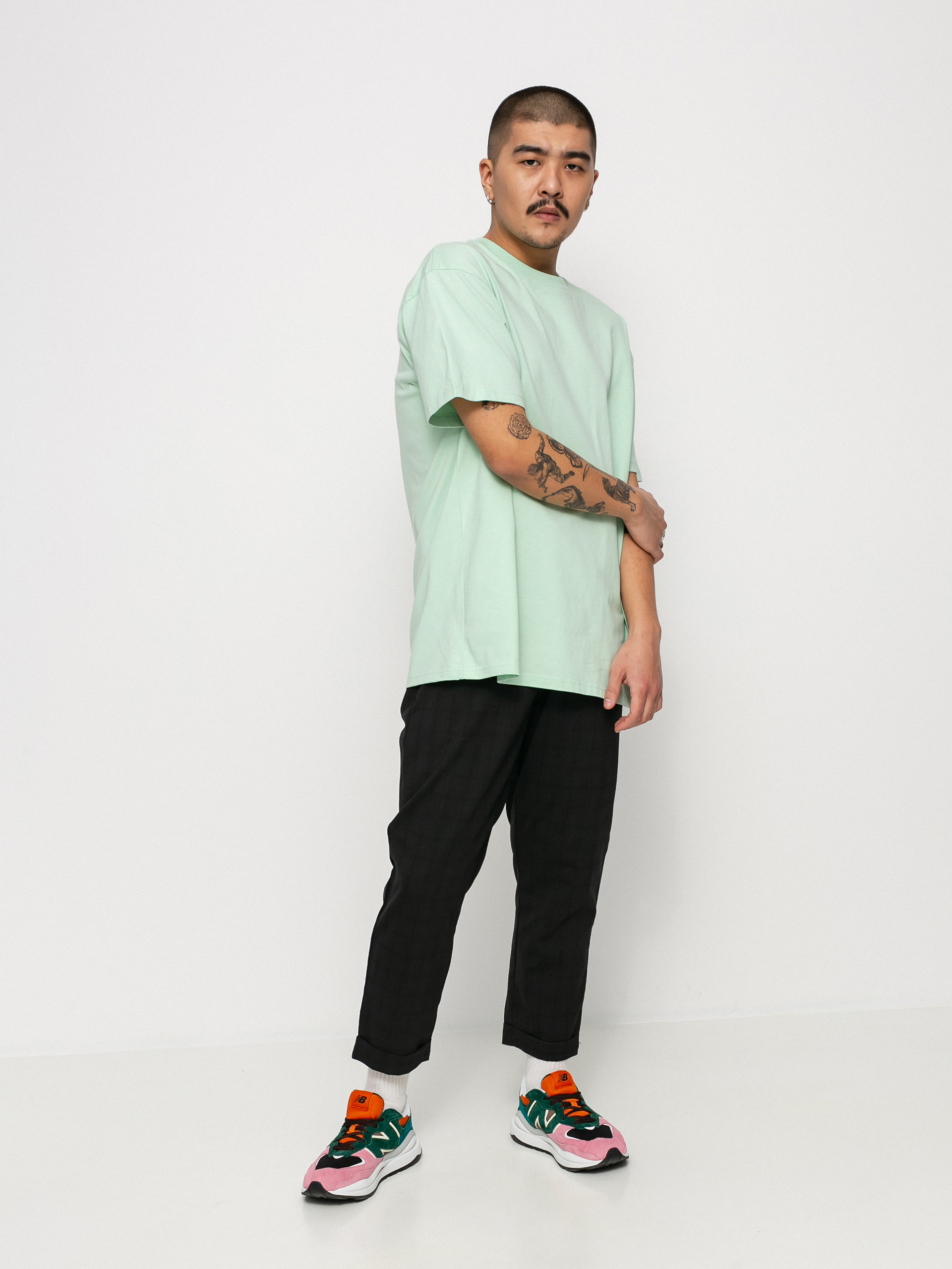 T-shirt Carhartt WIP Chase (pale spearmint/gold)