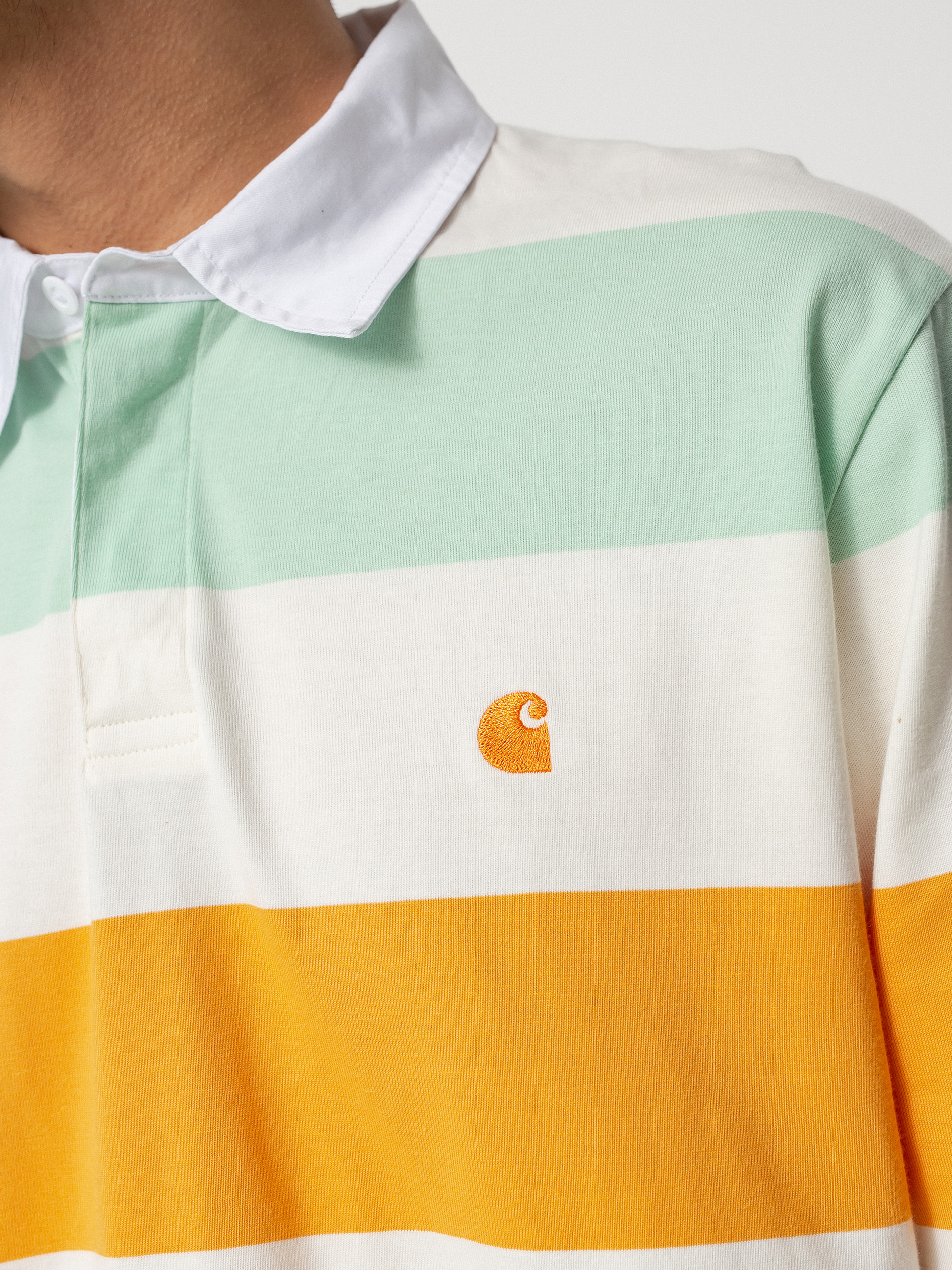 Longsleeve Carhartt WIP Henwick Rugby (henwick stripe/wax)