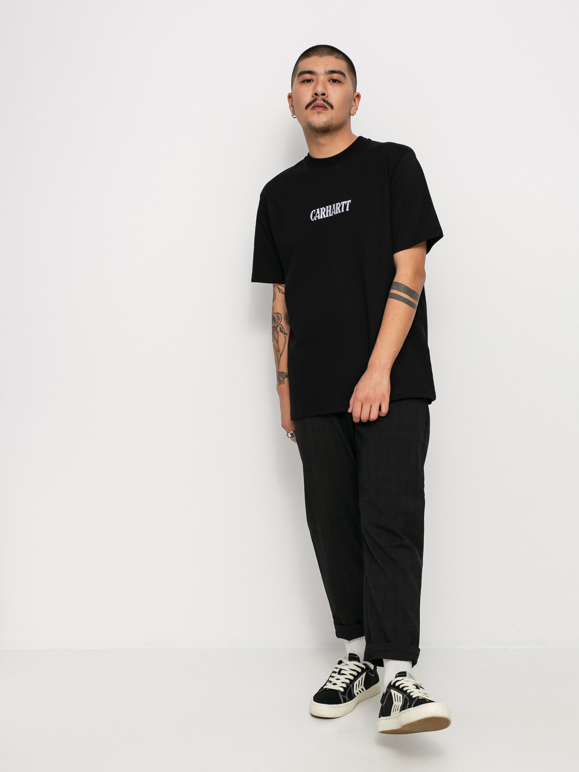 T-shirt Carhartt WIP Multi Star Script (black/white)
