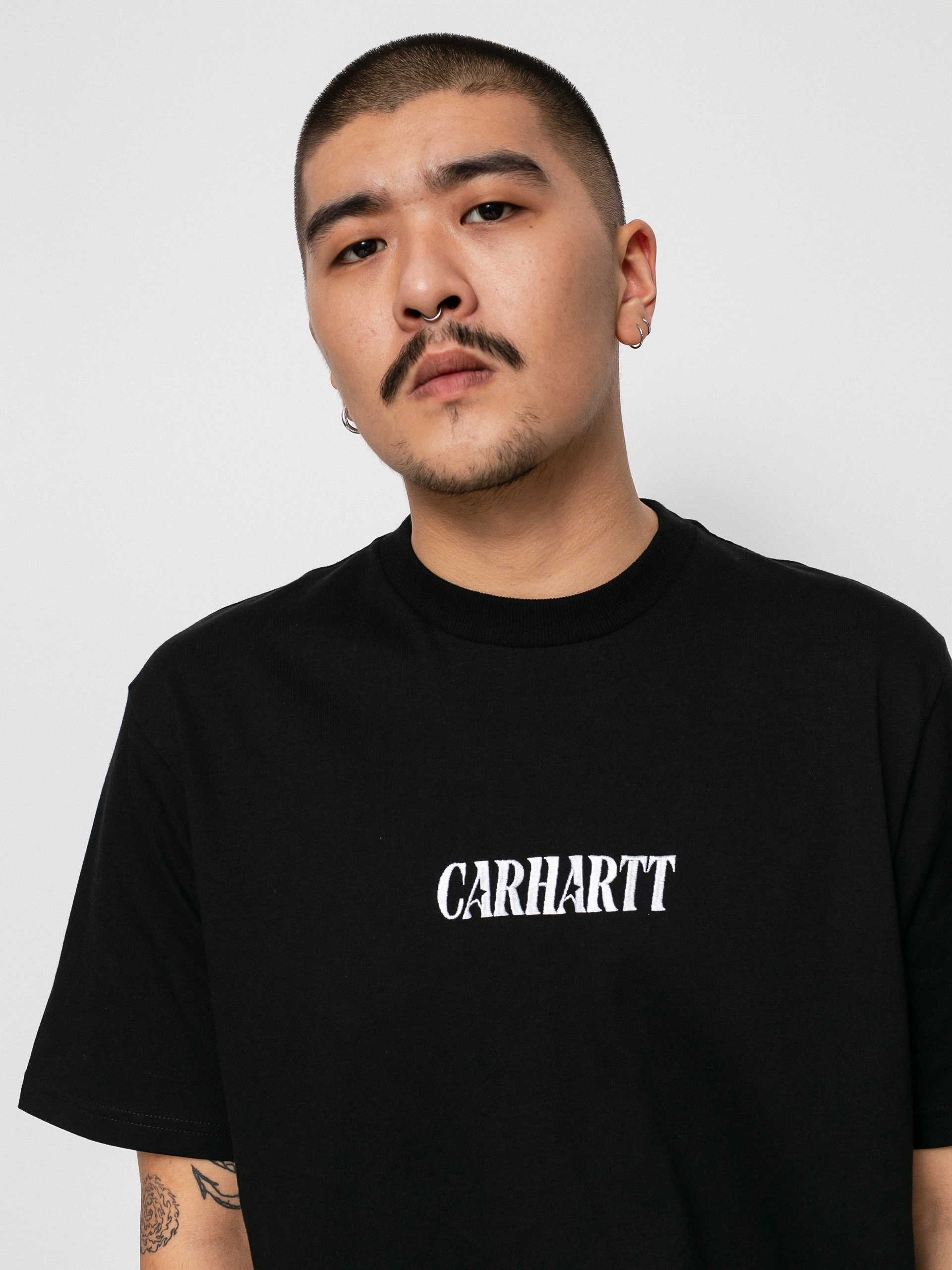 T-shirt Carhartt WIP Multi Star Script (black/white)