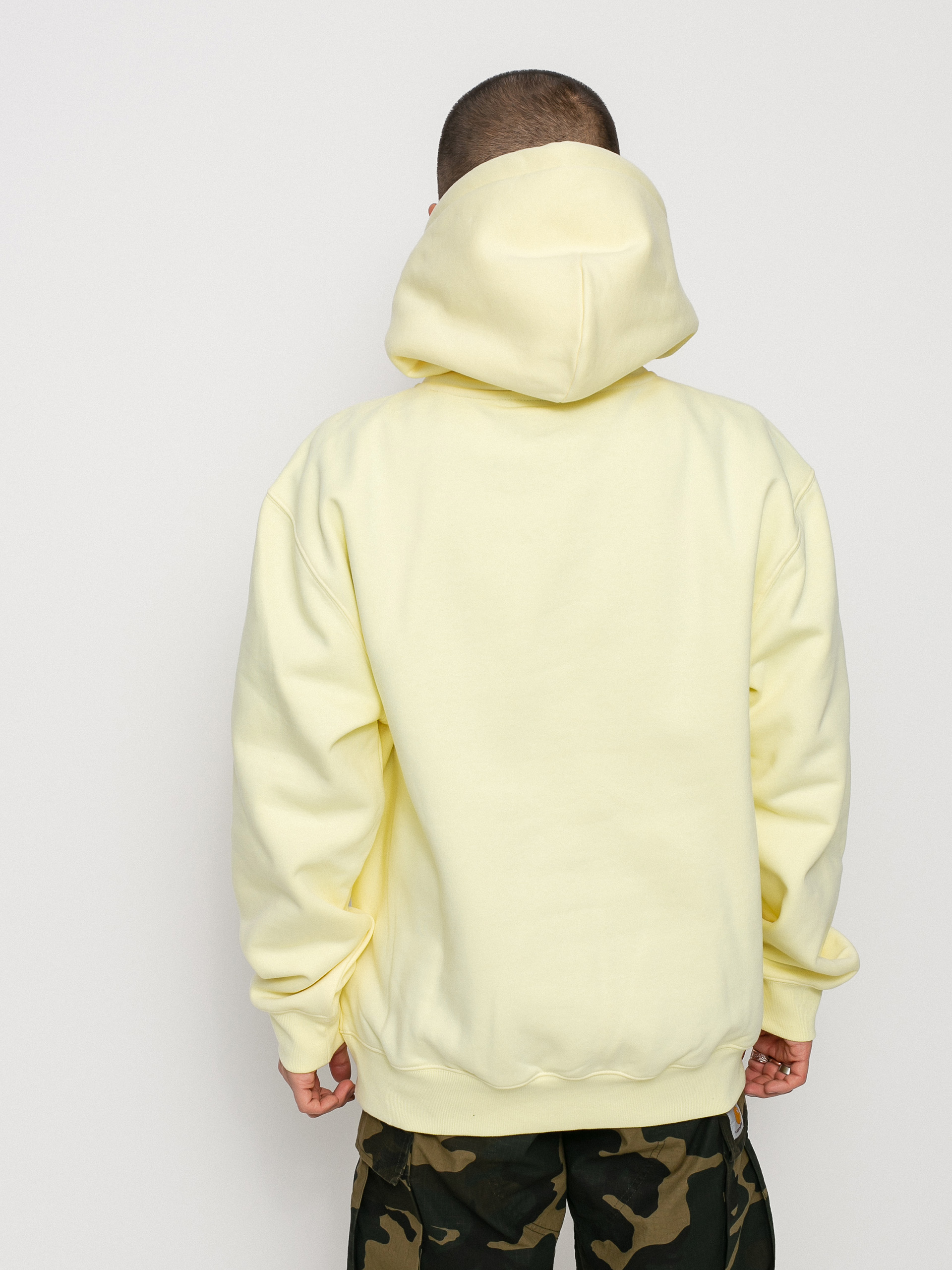 Bluza z kapturem Carhartt WIP Carhartt HD (soft yellow/popsicle)