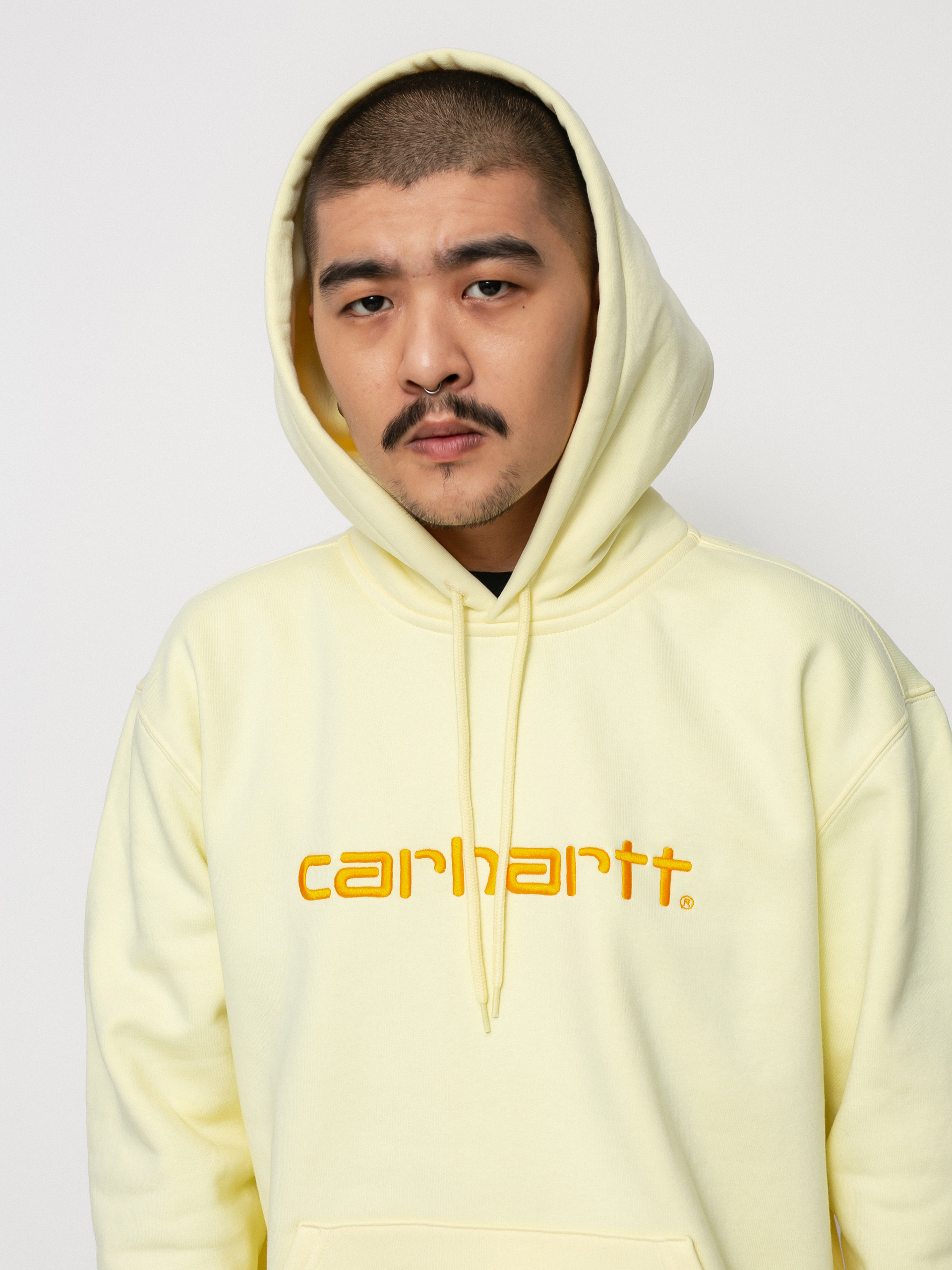 Bluza z kapturem Carhartt WIP Carhartt HD (soft yellow/popsicle)