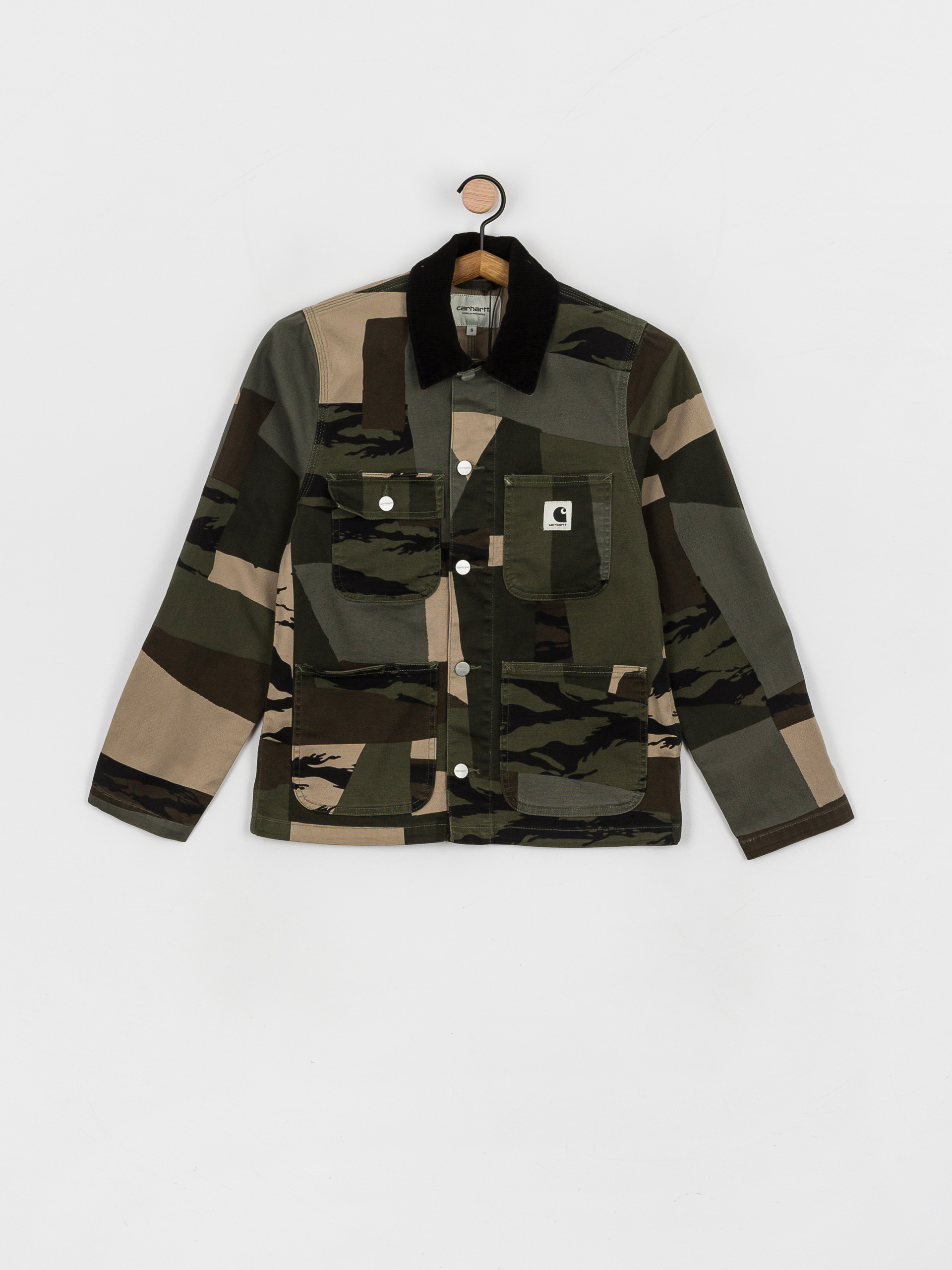 Kurtka Carhartt WIP Michigan Wmn (camo mend/black)