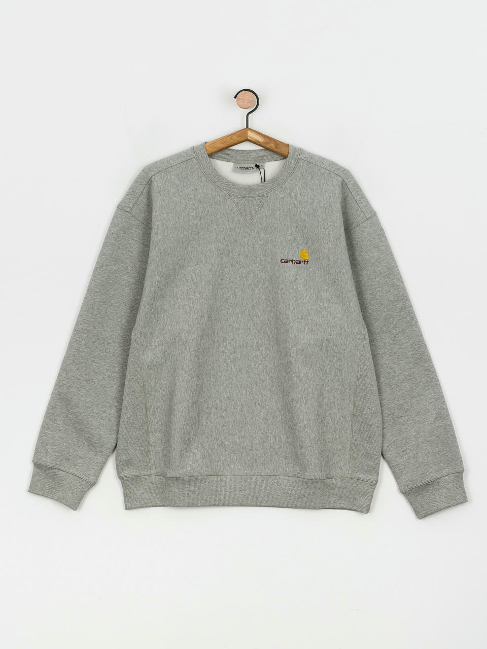 Bluza Carhartt WIP American Script (grey heather)