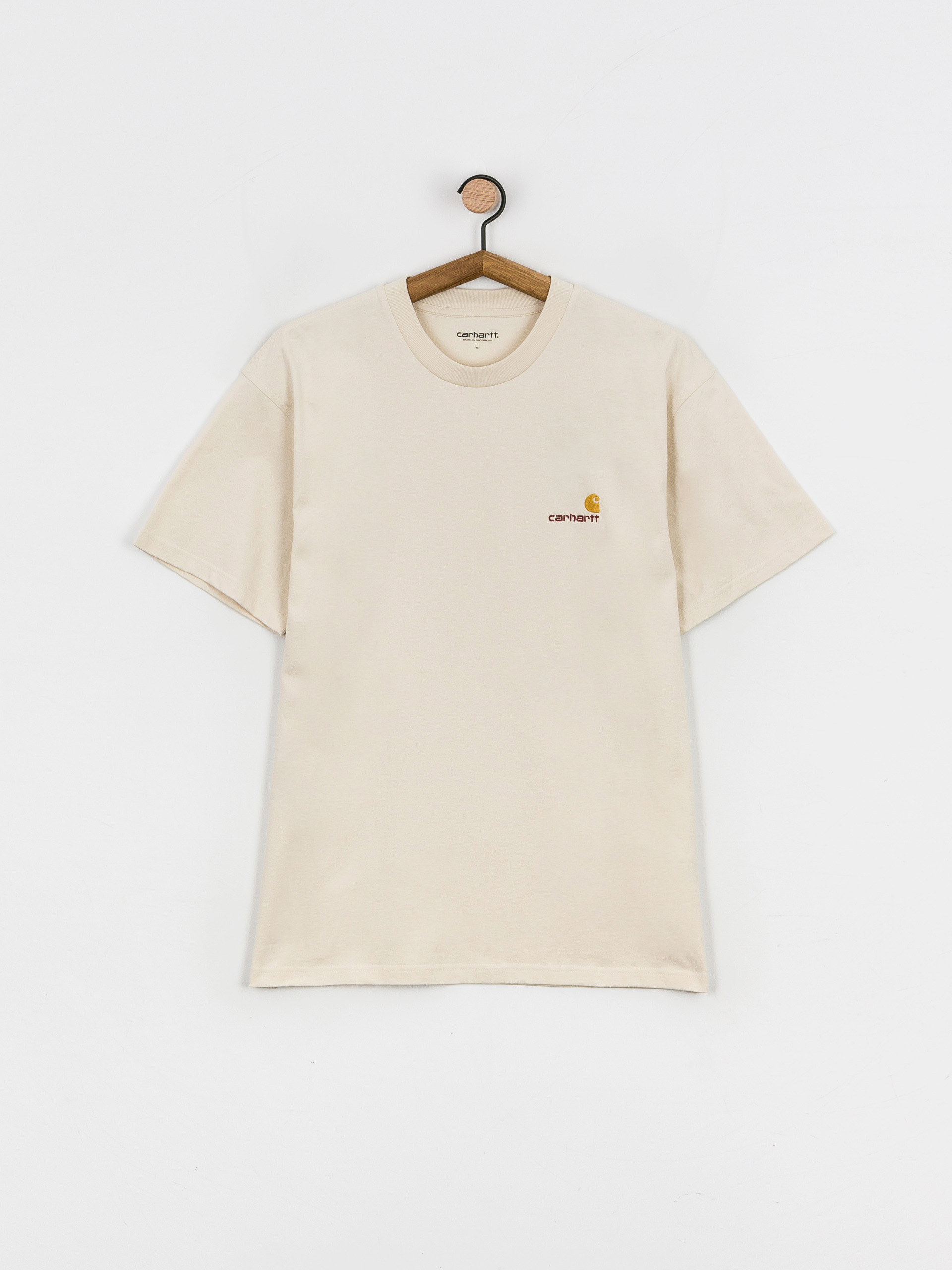 T-shirt Carhartt WIP American Script (natural)