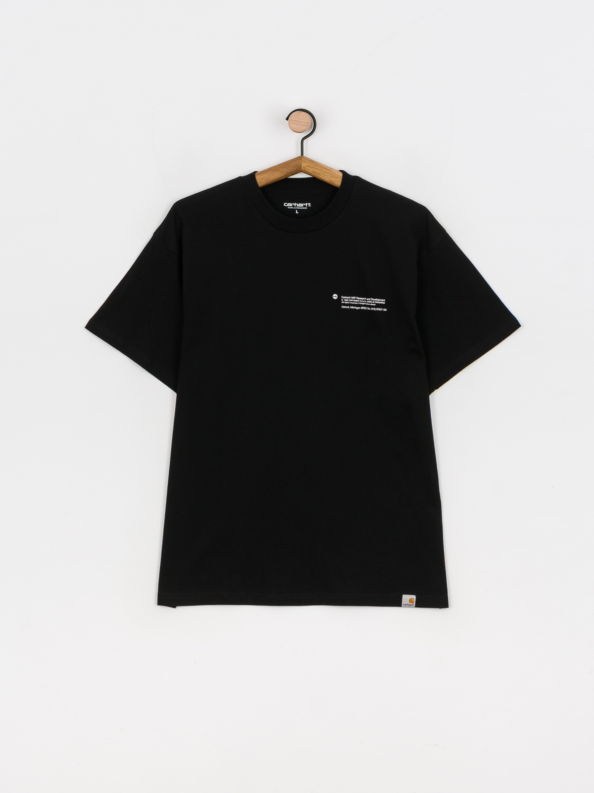 T-shirt Carhartt WIP Structures (black/white)
