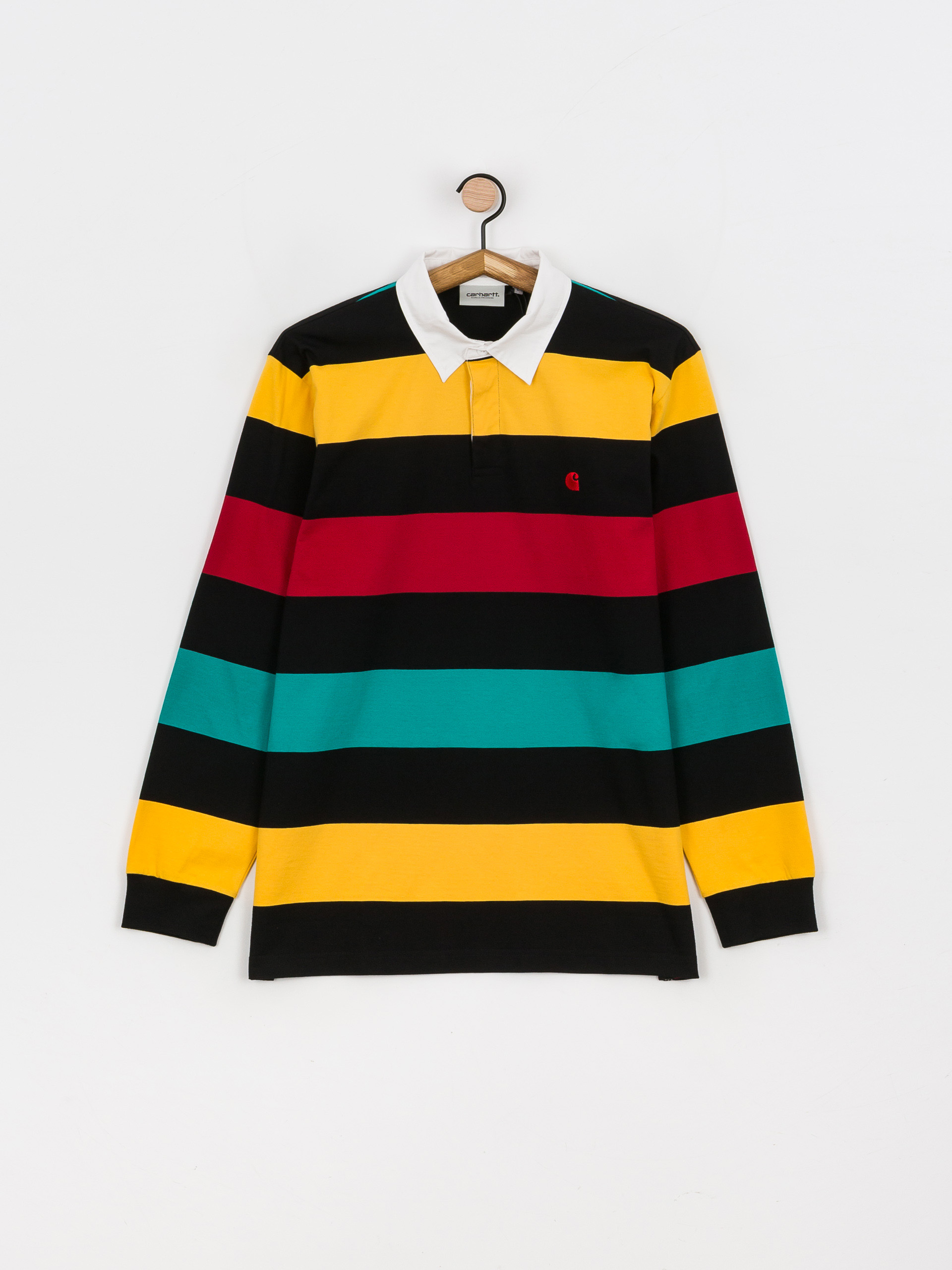 Longsleeve Carhartt WIP Henwick Rugby (henwick stripe/black)