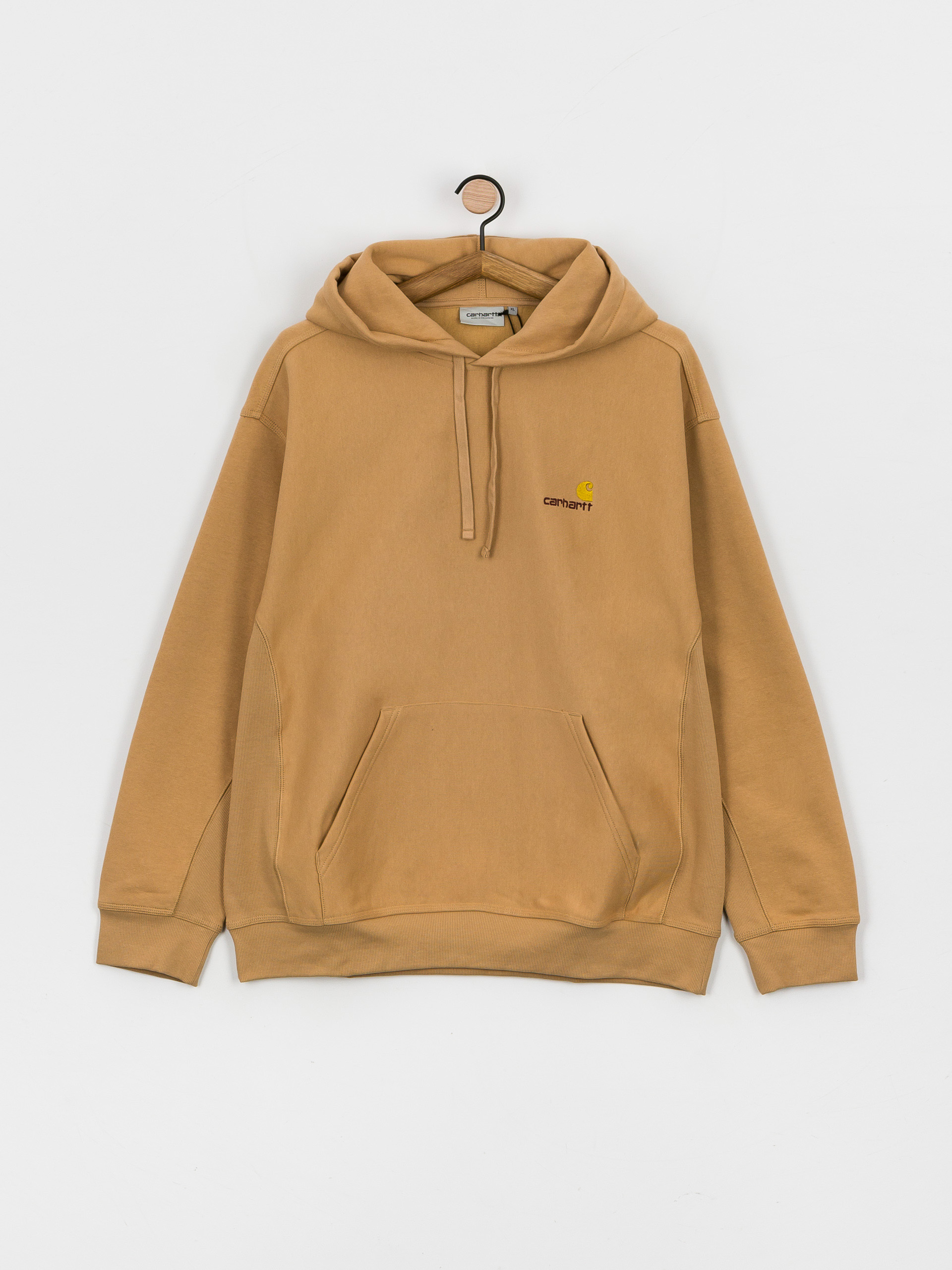 Bluza z kapturem Carhartt WIP American Script HD (dusty h brown)