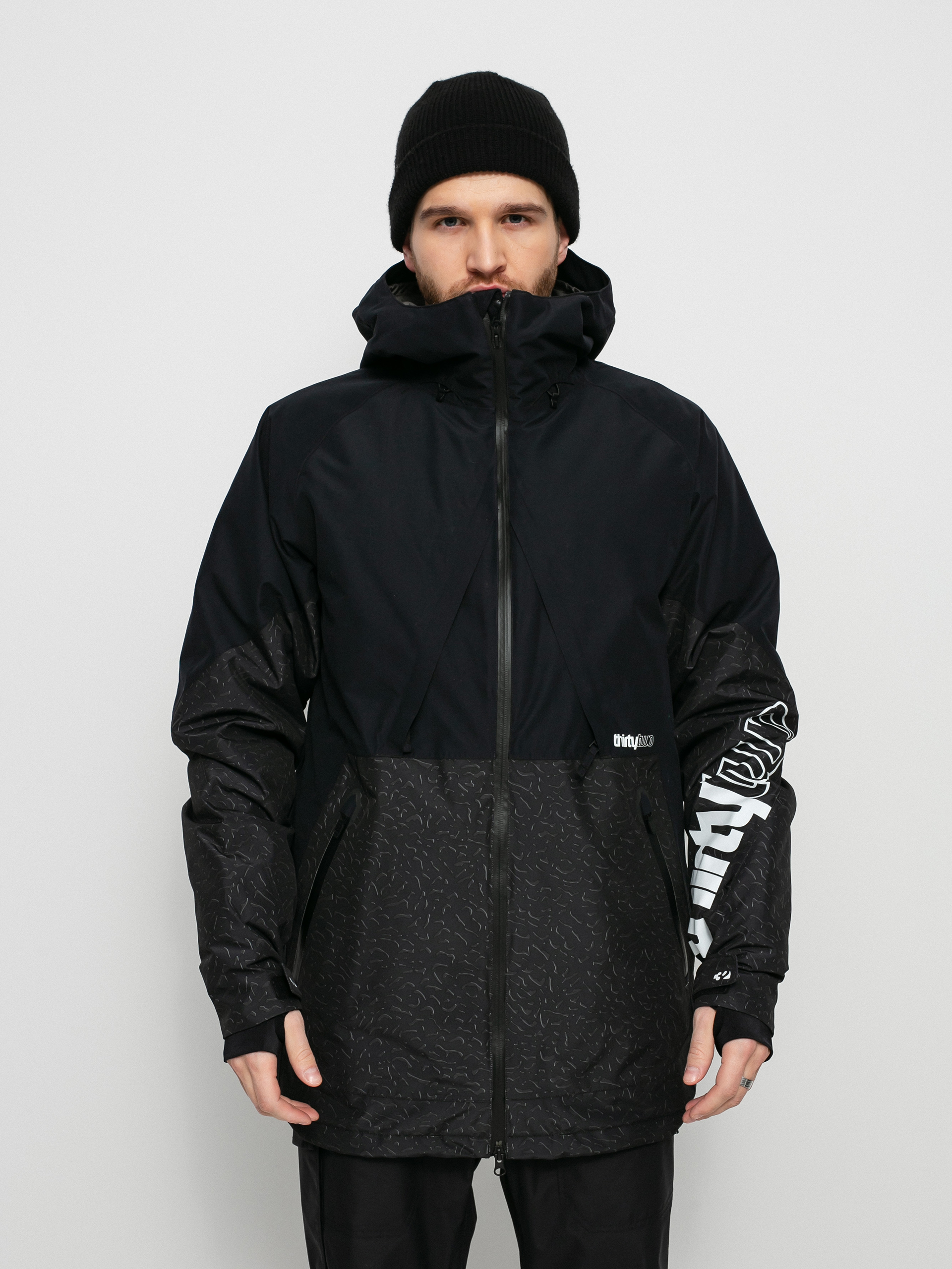 Męska Kurtka snowboardowa ThirtyTwo Lashed Insulated Jacket (black/print)