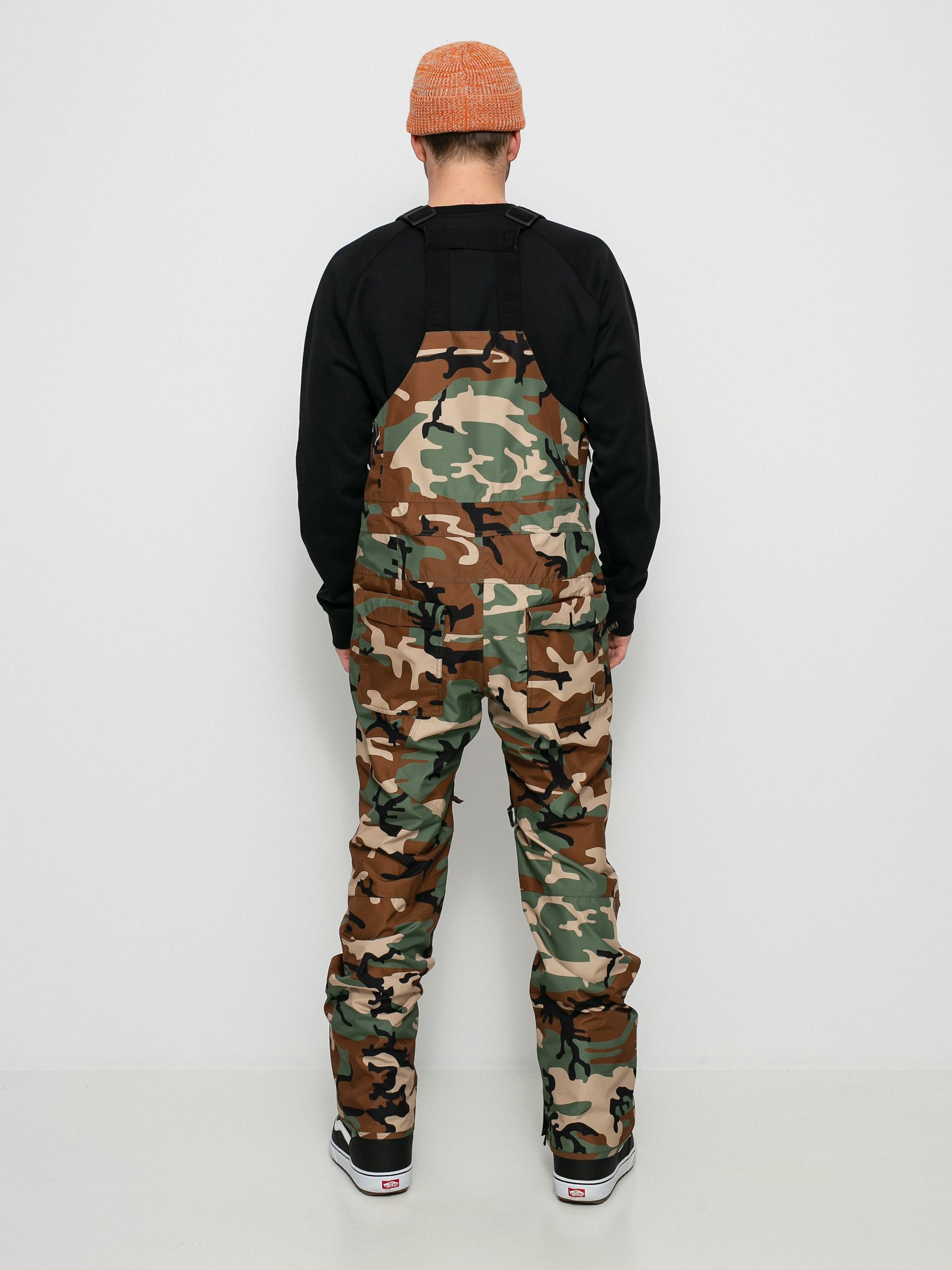 Męskie Spodnie snowboardowe ThirtyTwo Basement Bib (camo)