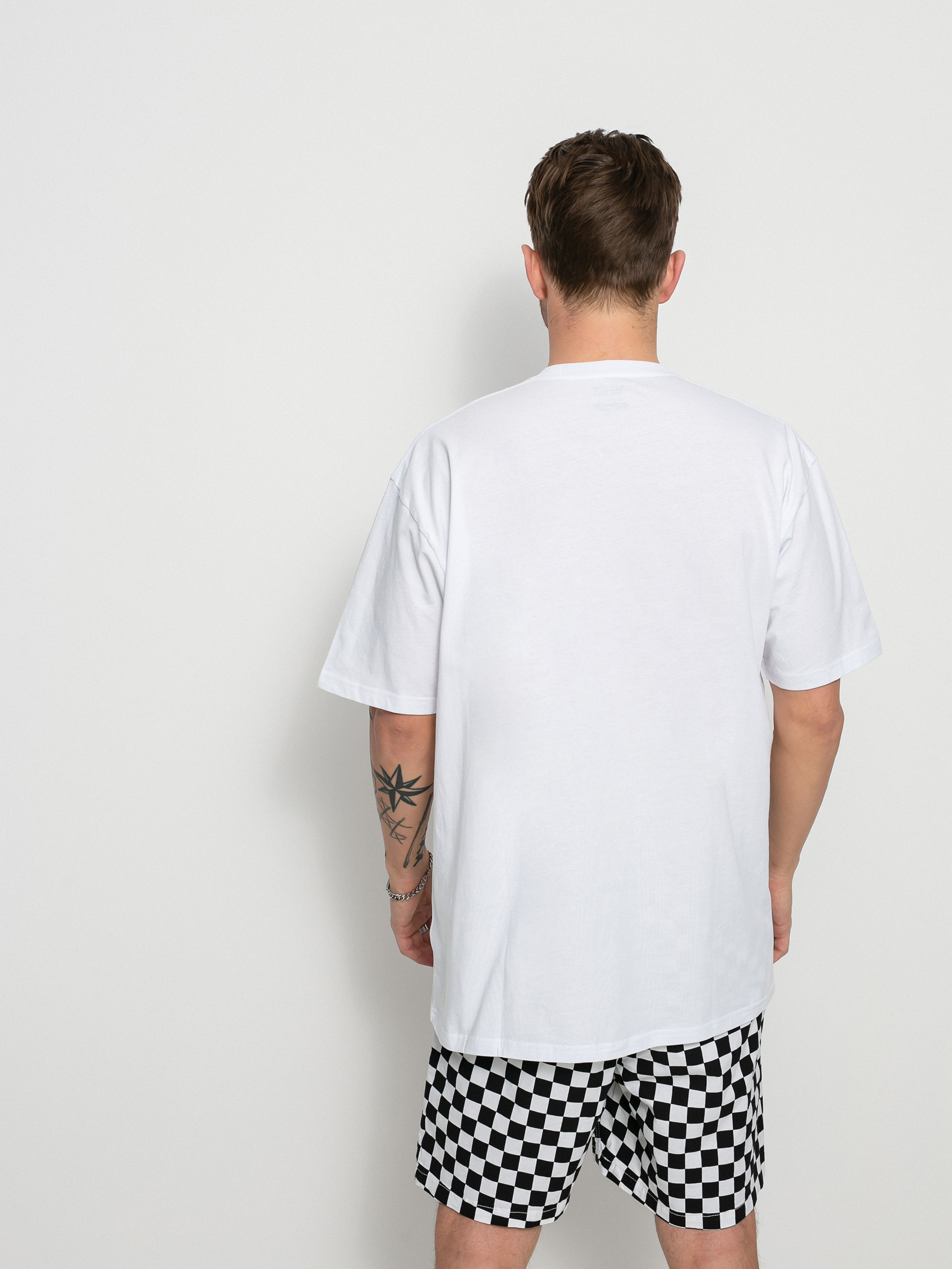 T-shirt Vans Left Chest Logo Plus (white/black)