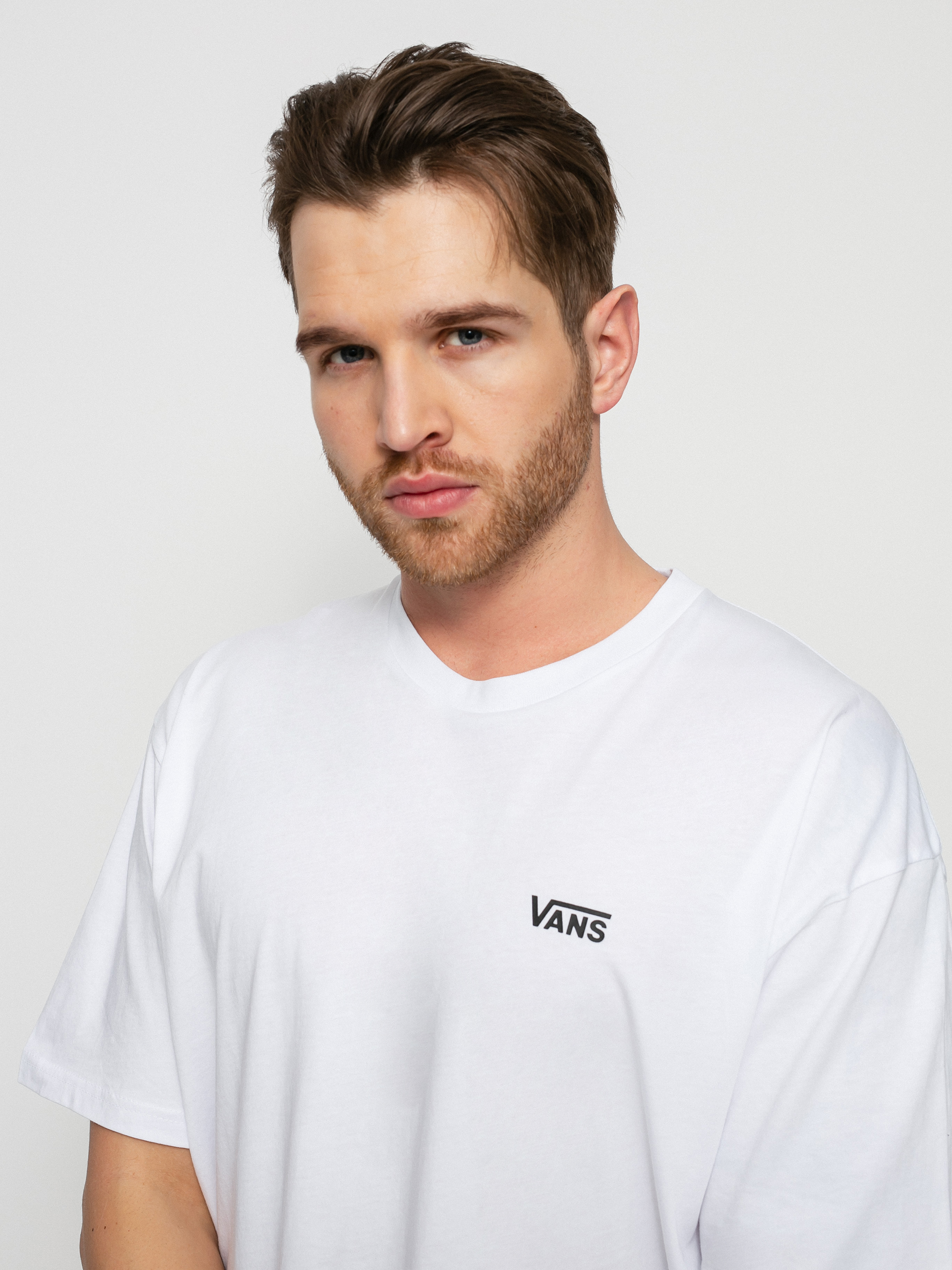 T-shirt Vans Left Chest Logo Plus (white/black)
