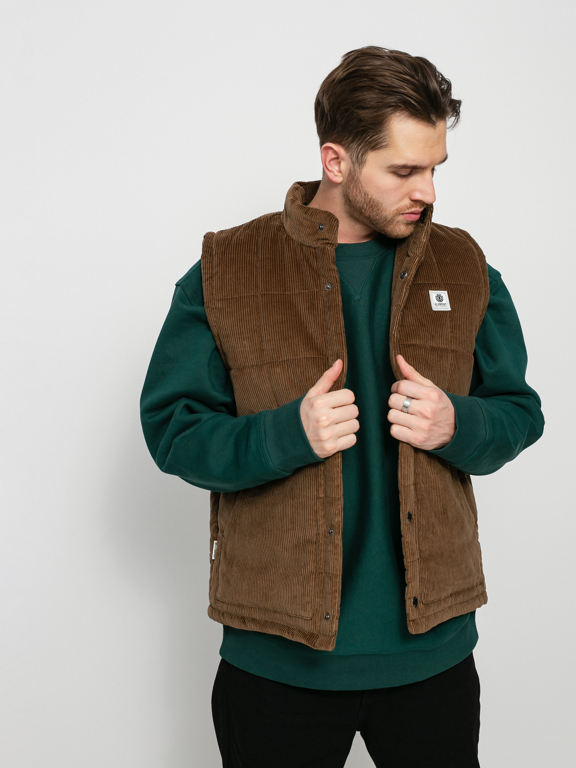 Kamizelka Element Woodland Vest Cordur (teak)