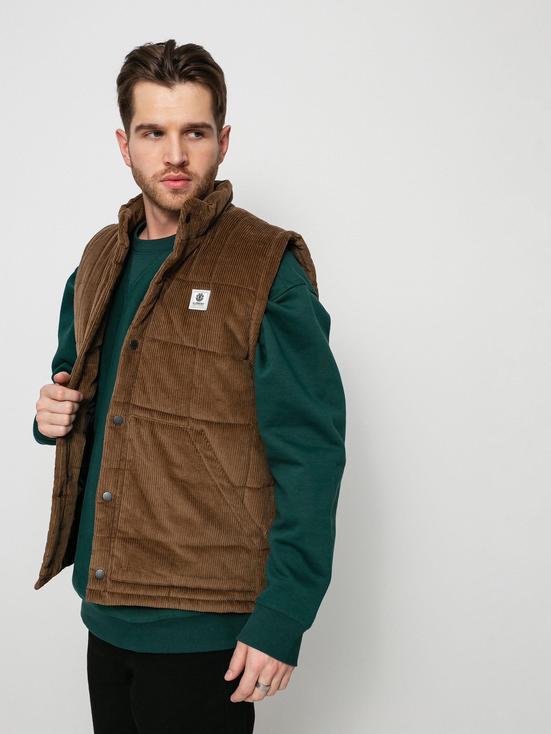 Kamizelka Element Woodland Vest Cordur (teak)