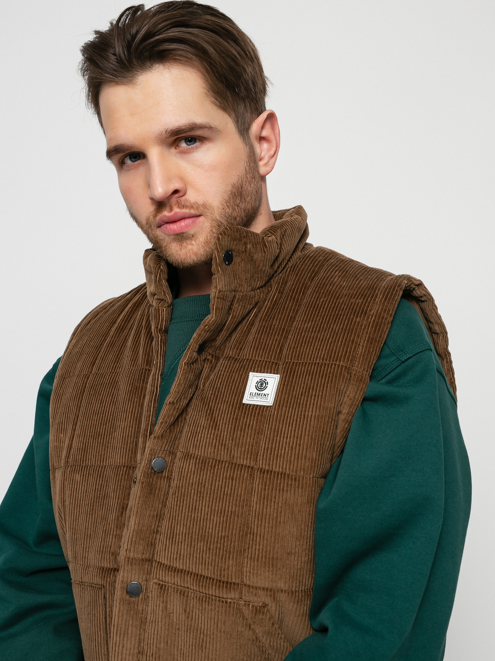 Kamizelka Element Woodland Vest Cordur (teak)