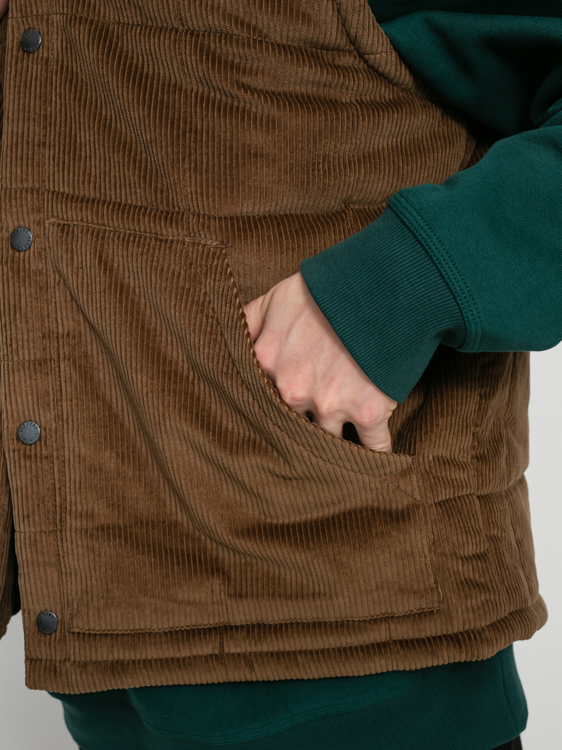 Kamizelka Element Woodland Vest Cordur (teak)