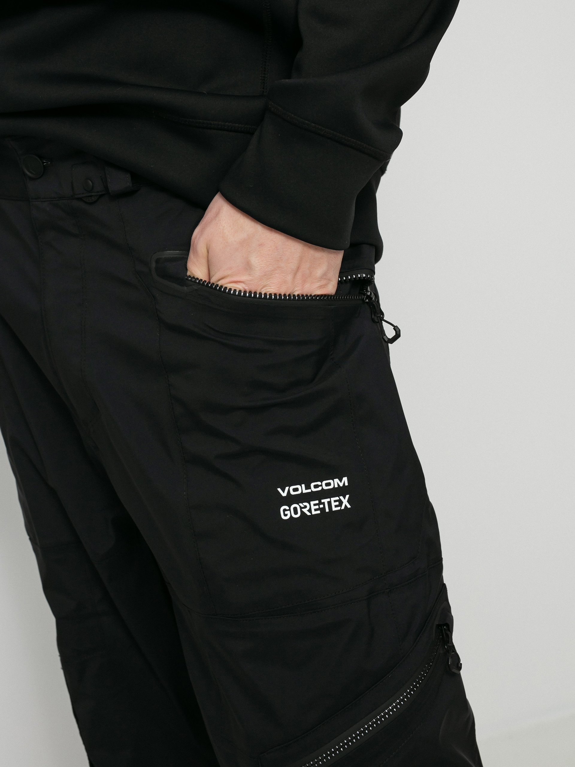 Męskie Spodnie snowboardowe Volcom Guch Stretch Gore (black)