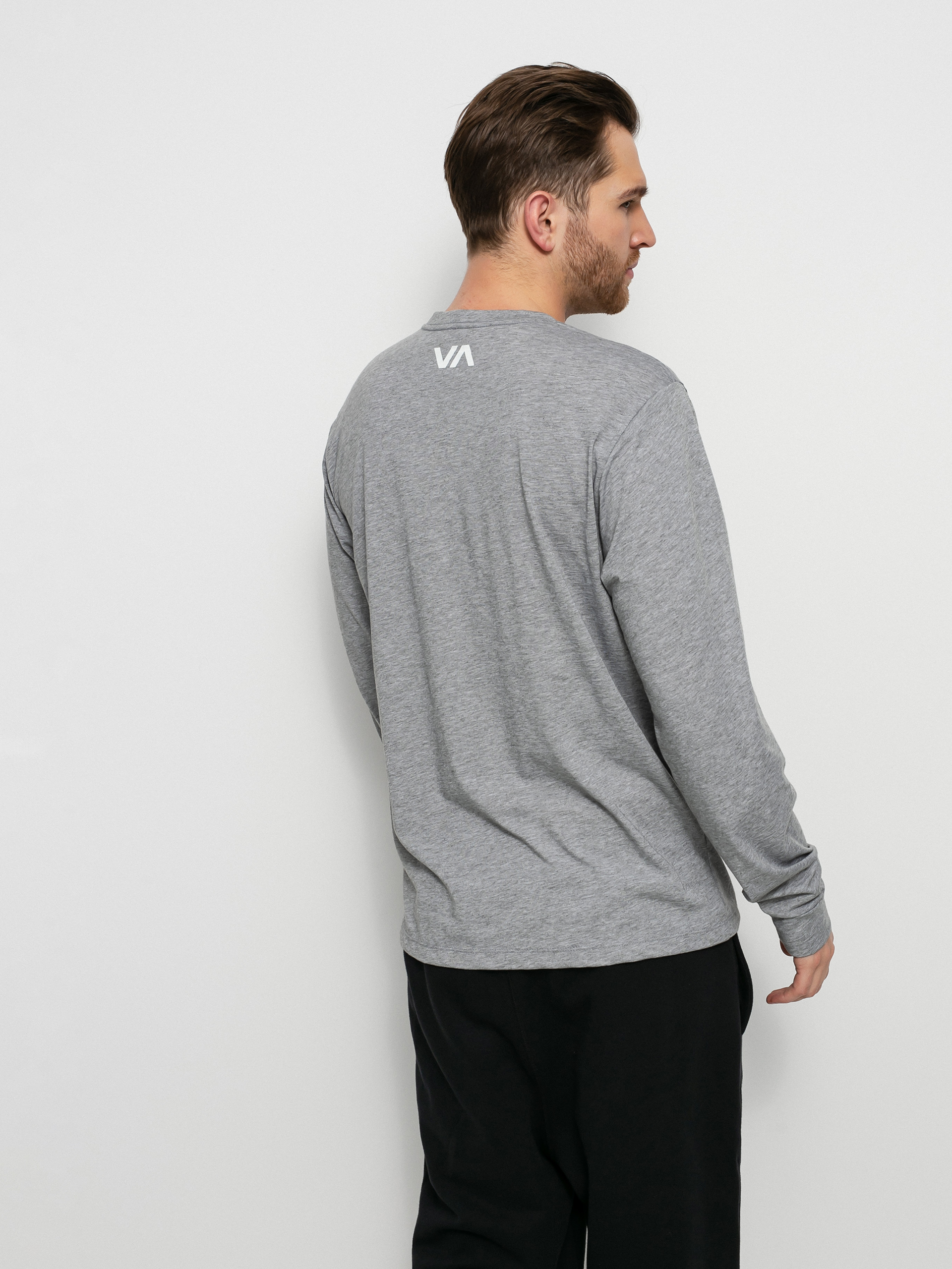 Longsleeve RVCA Icon (heather grey)