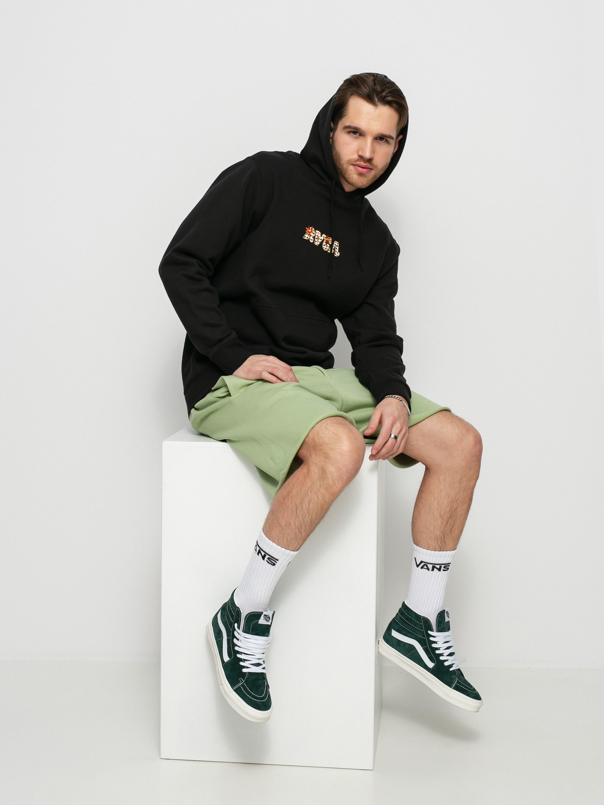 Bluza z kapturem RVCA Mel G Panther HD (black)