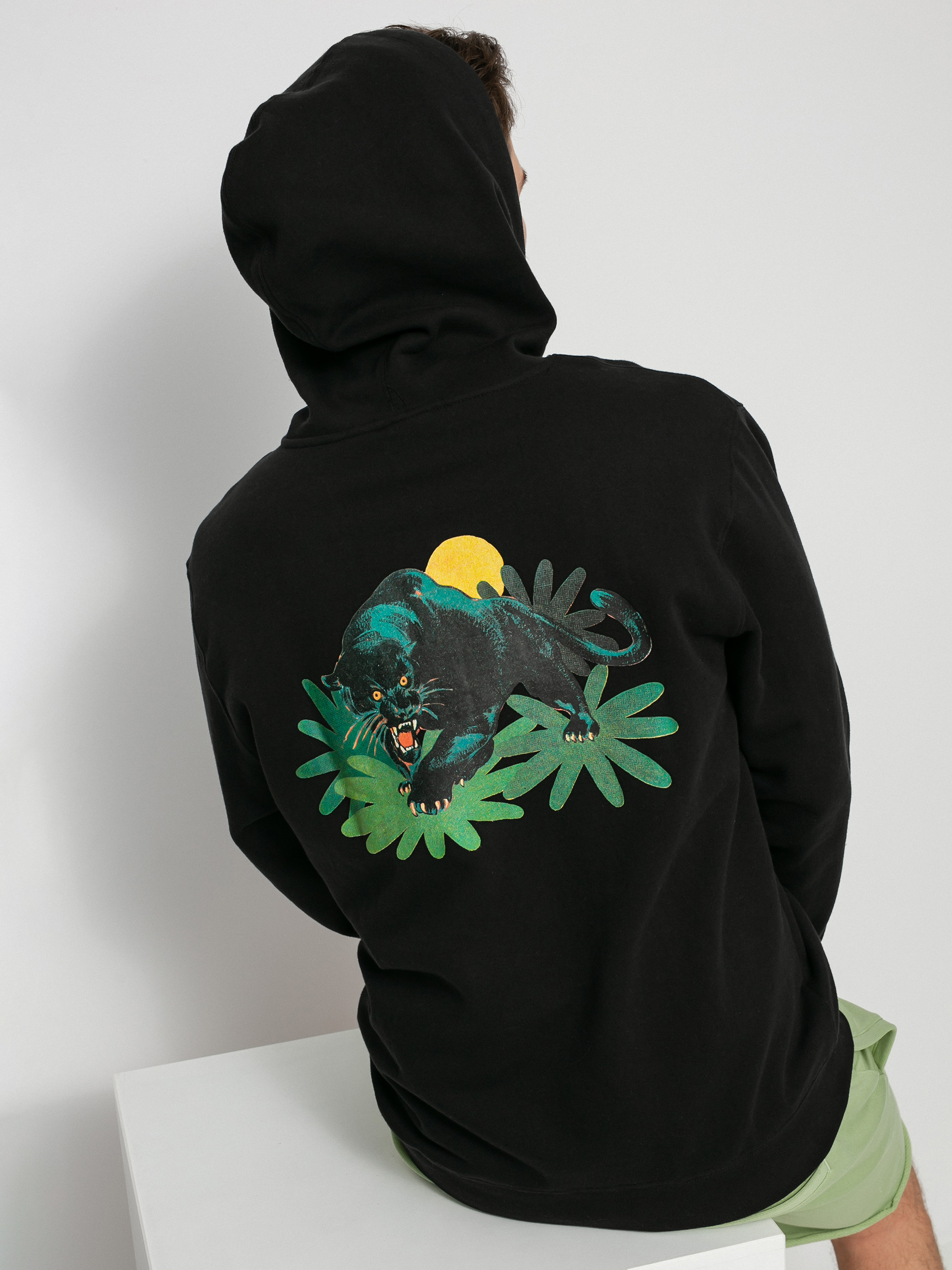 Bluza z kapturem RVCA Mel G Panther HD (black)
