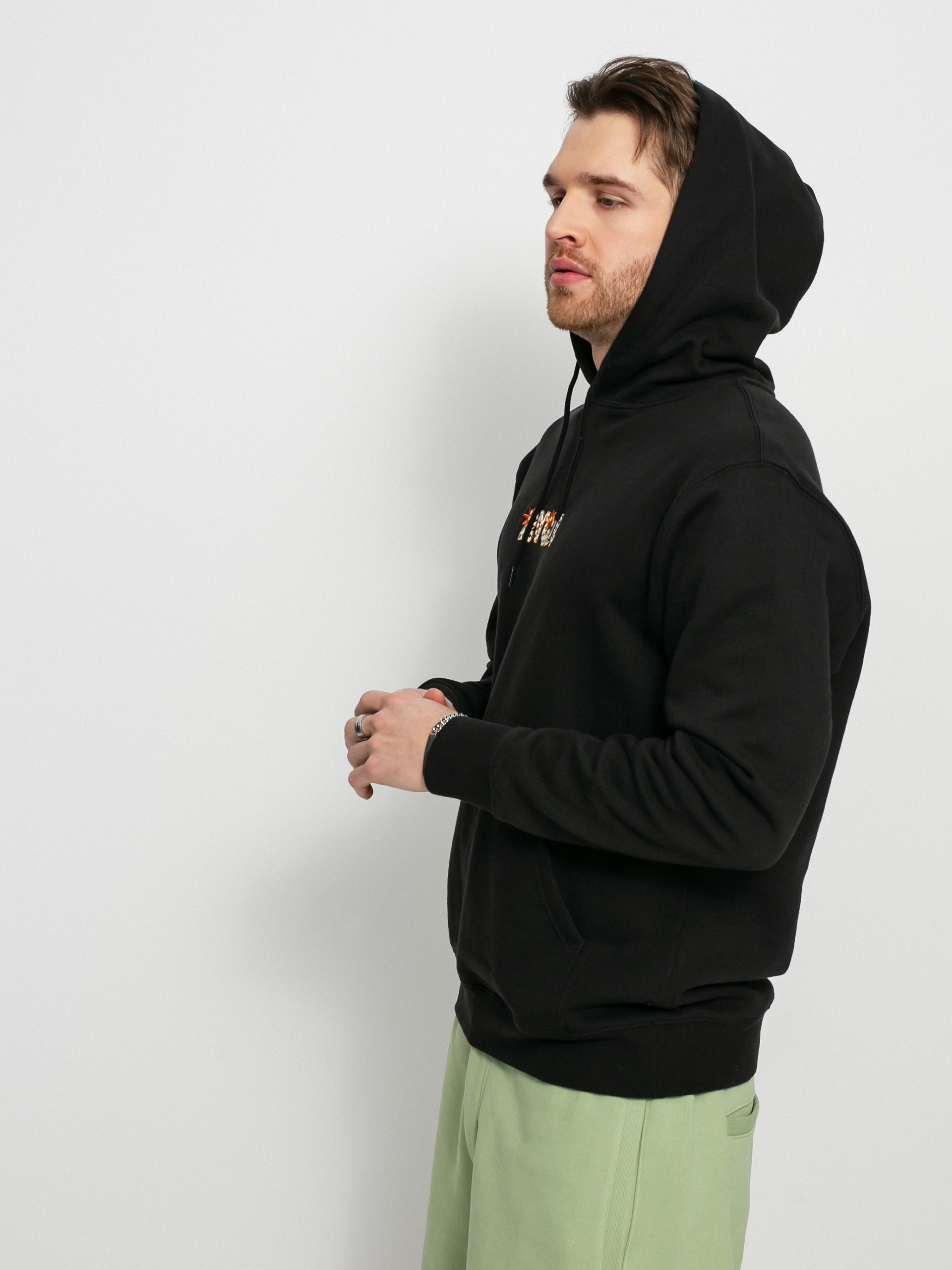 Bluza z kapturem RVCA Mel G Panther HD (black)