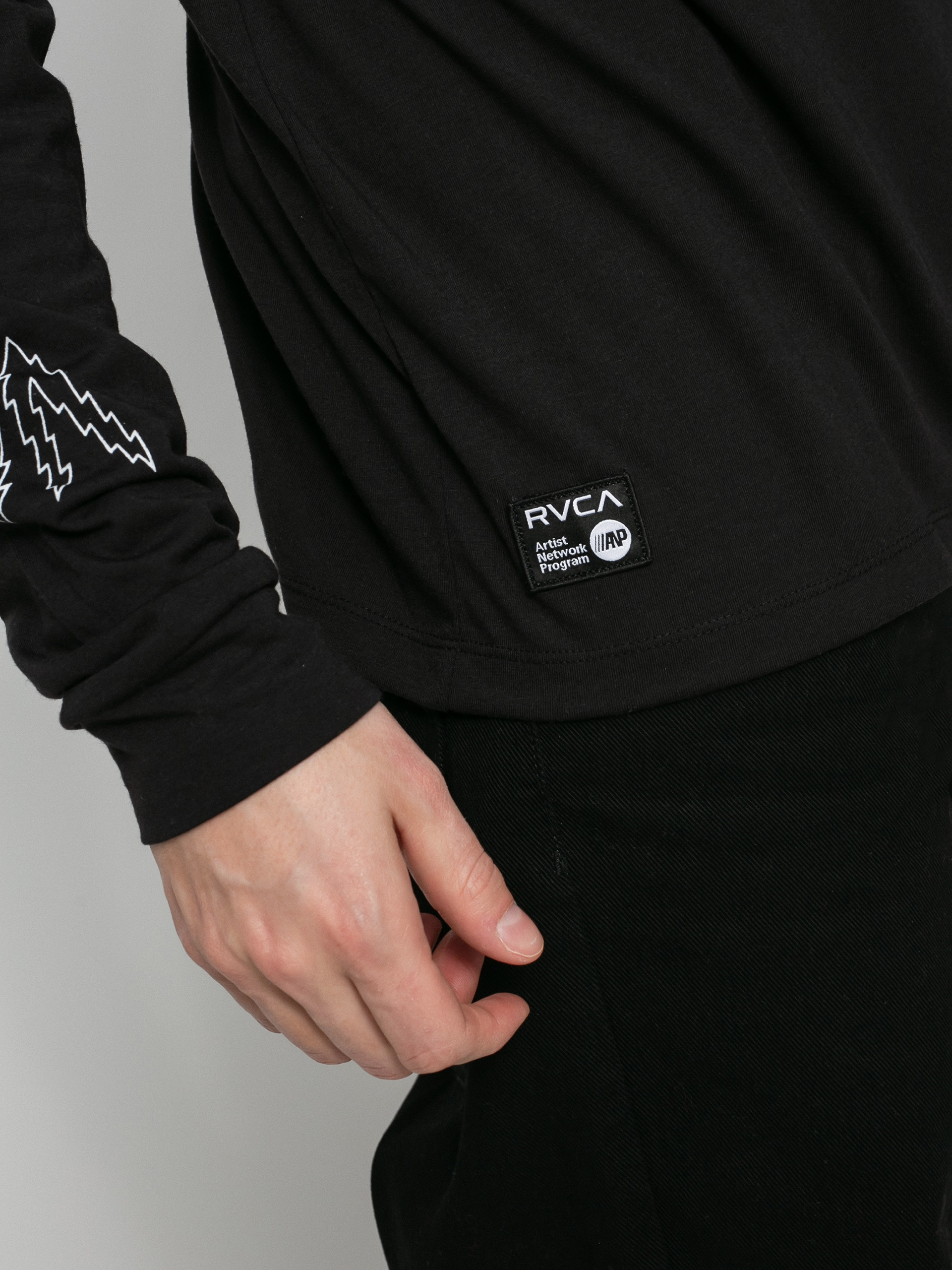 Longsleeve RVCA Leines Banner (black)