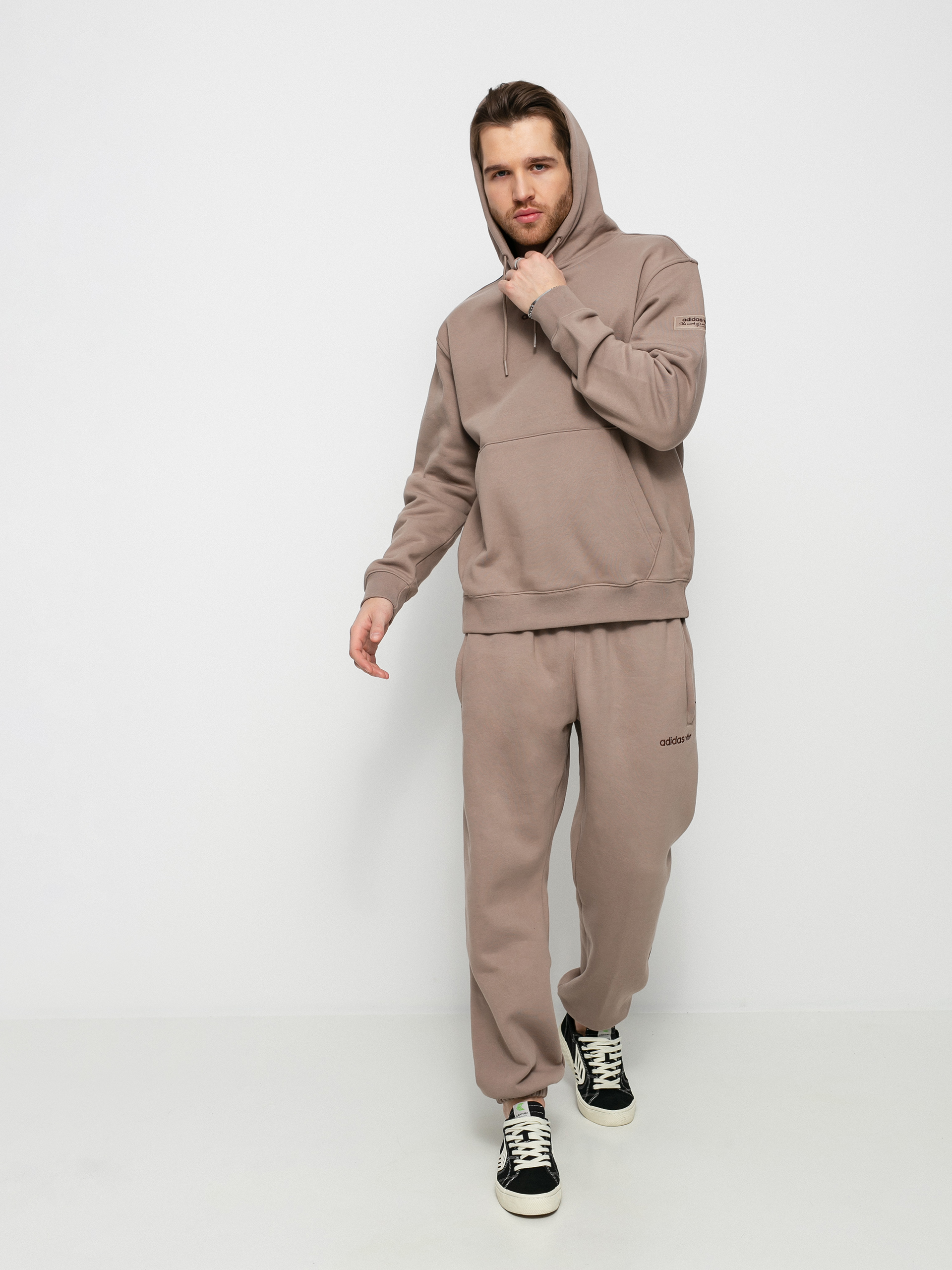 Bluza z kapturem adidas Originals TRF Linear HD (chalky brown)