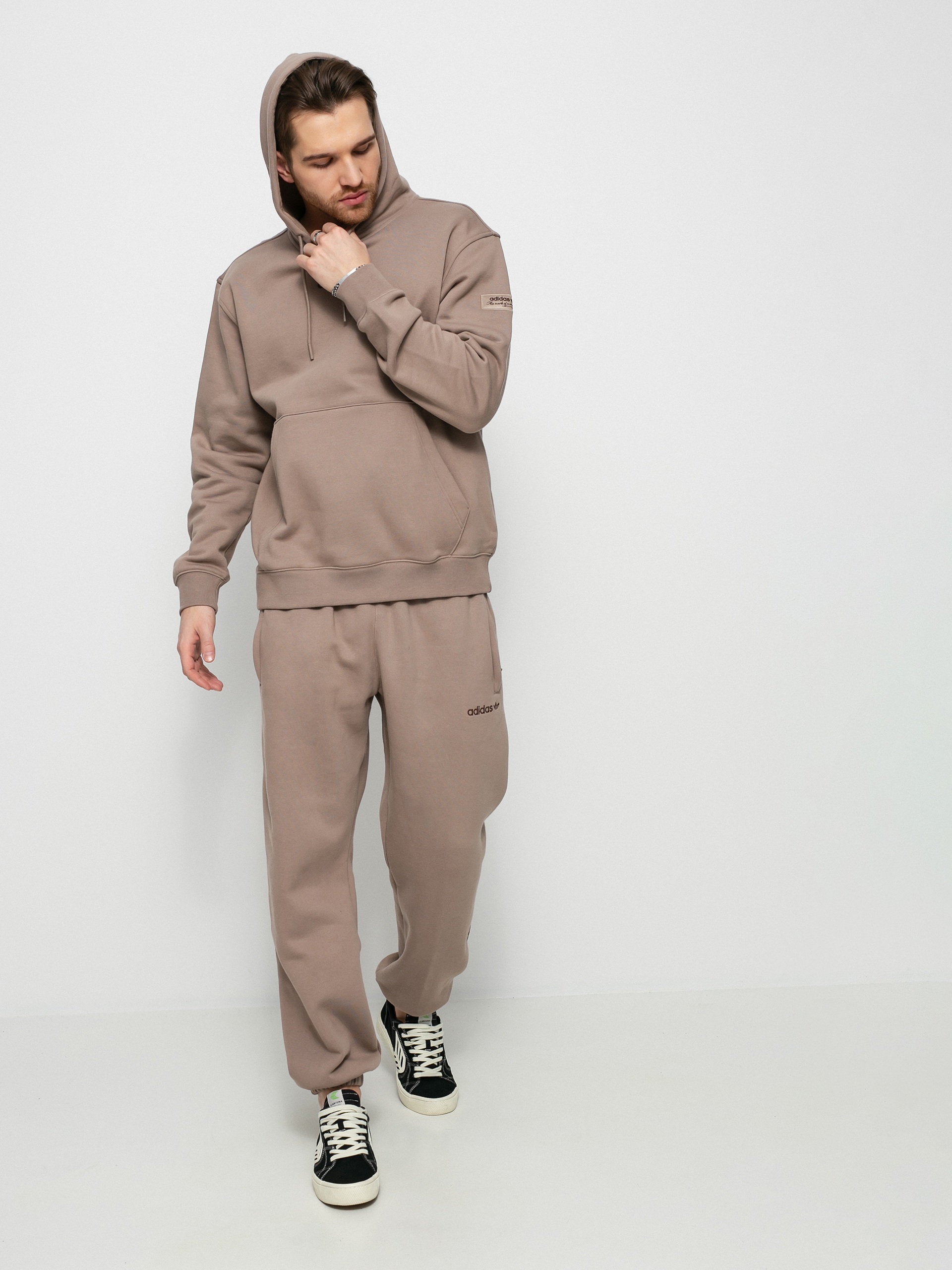 Bluza z kapturem adidas Originals TRF Linear HD (chalky brown)