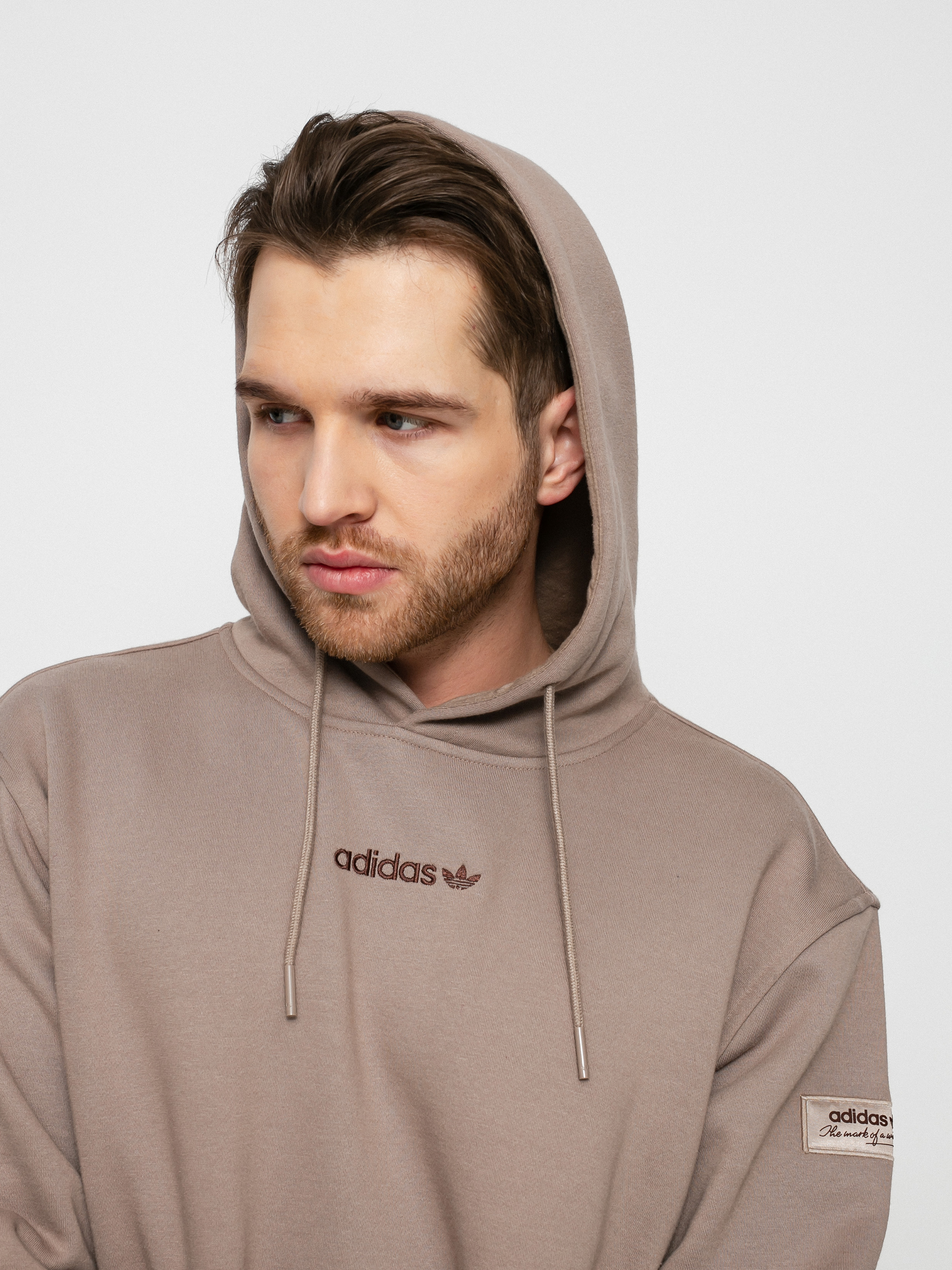 Bluza z kapturem adidas Originals TRF Linear HD (chalky brown)