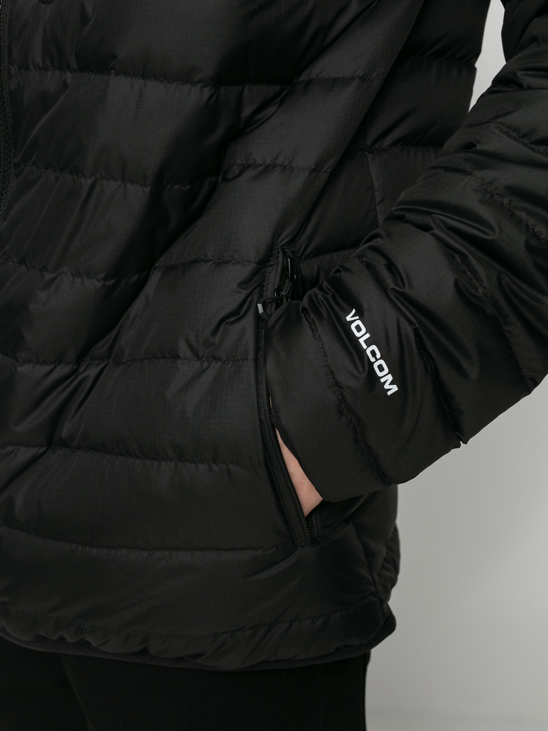 Kurtka snowboardowa Volcom Puff Puff Give (black)