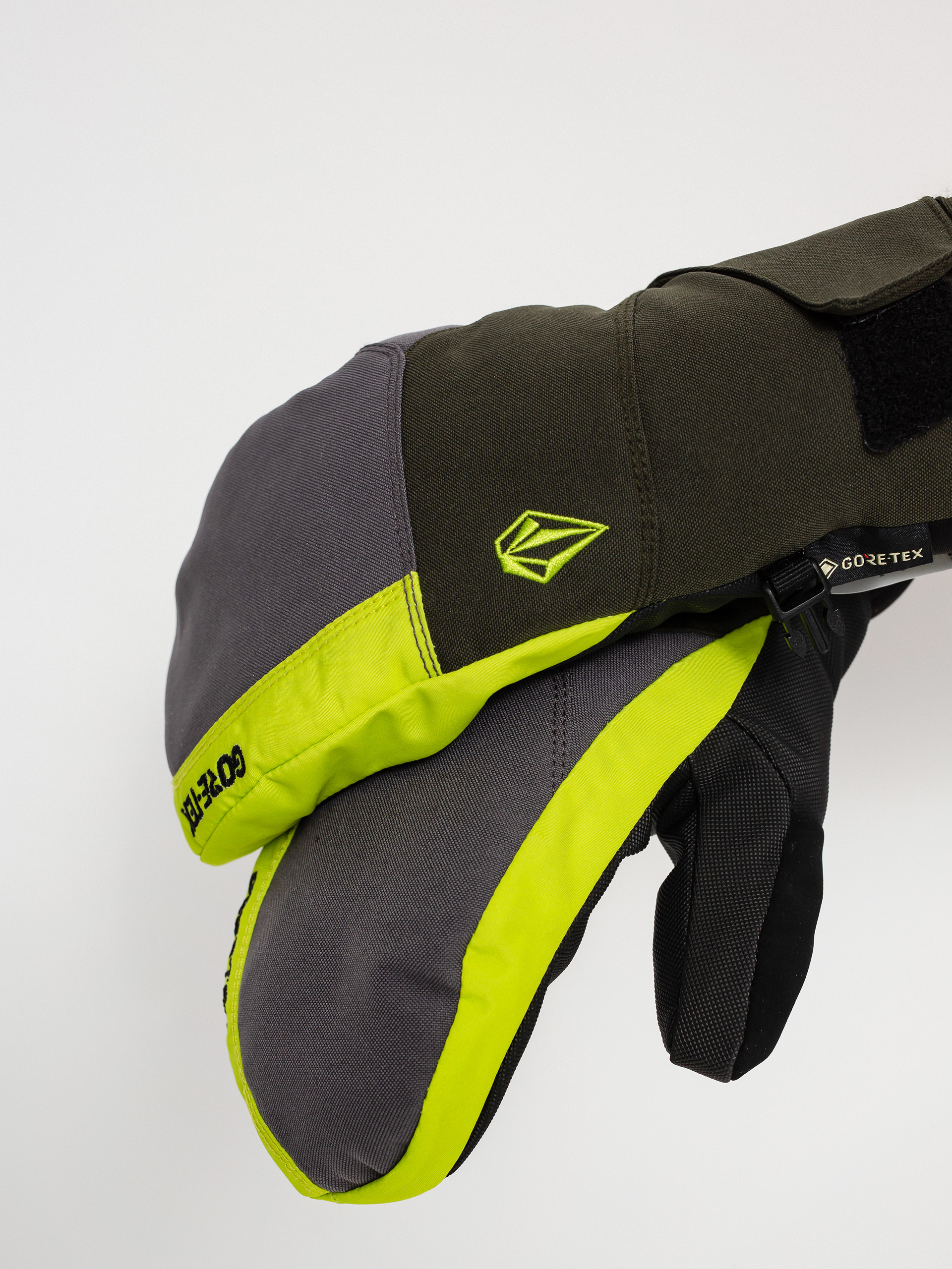 Rękawice Volcom Stay Dry Gore Tex Mitt (black green)
