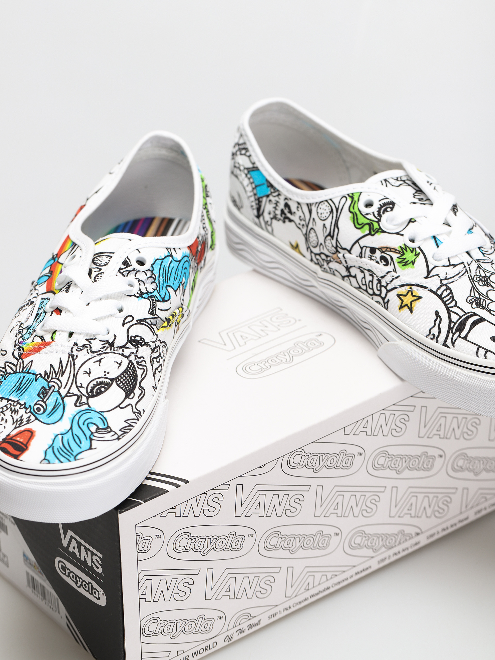 Buty Vans X Crayola Authentic (crayola/diy/sketch your way)