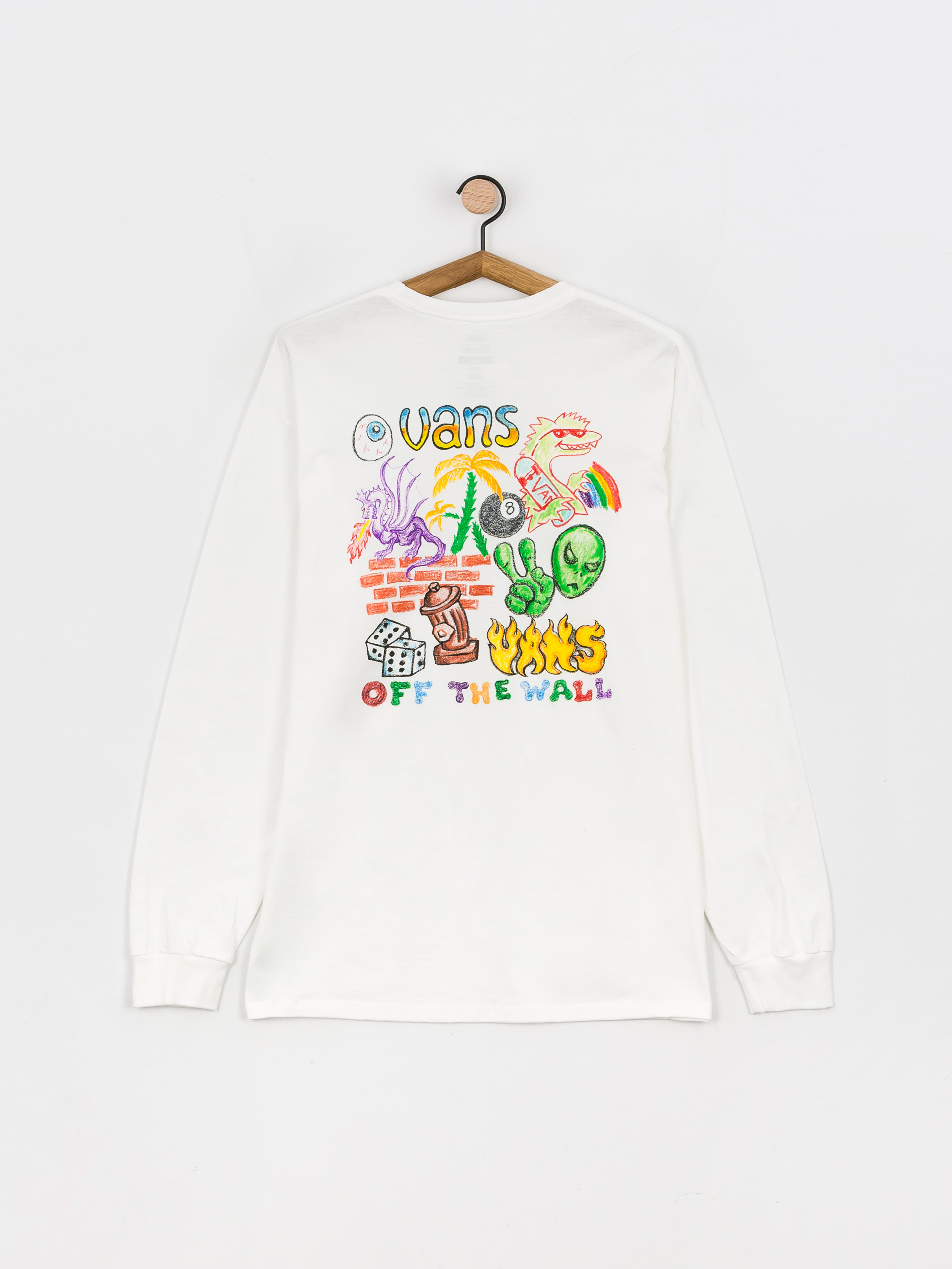 Longsleeve Vans X Crayola Mail Doodle (white)
