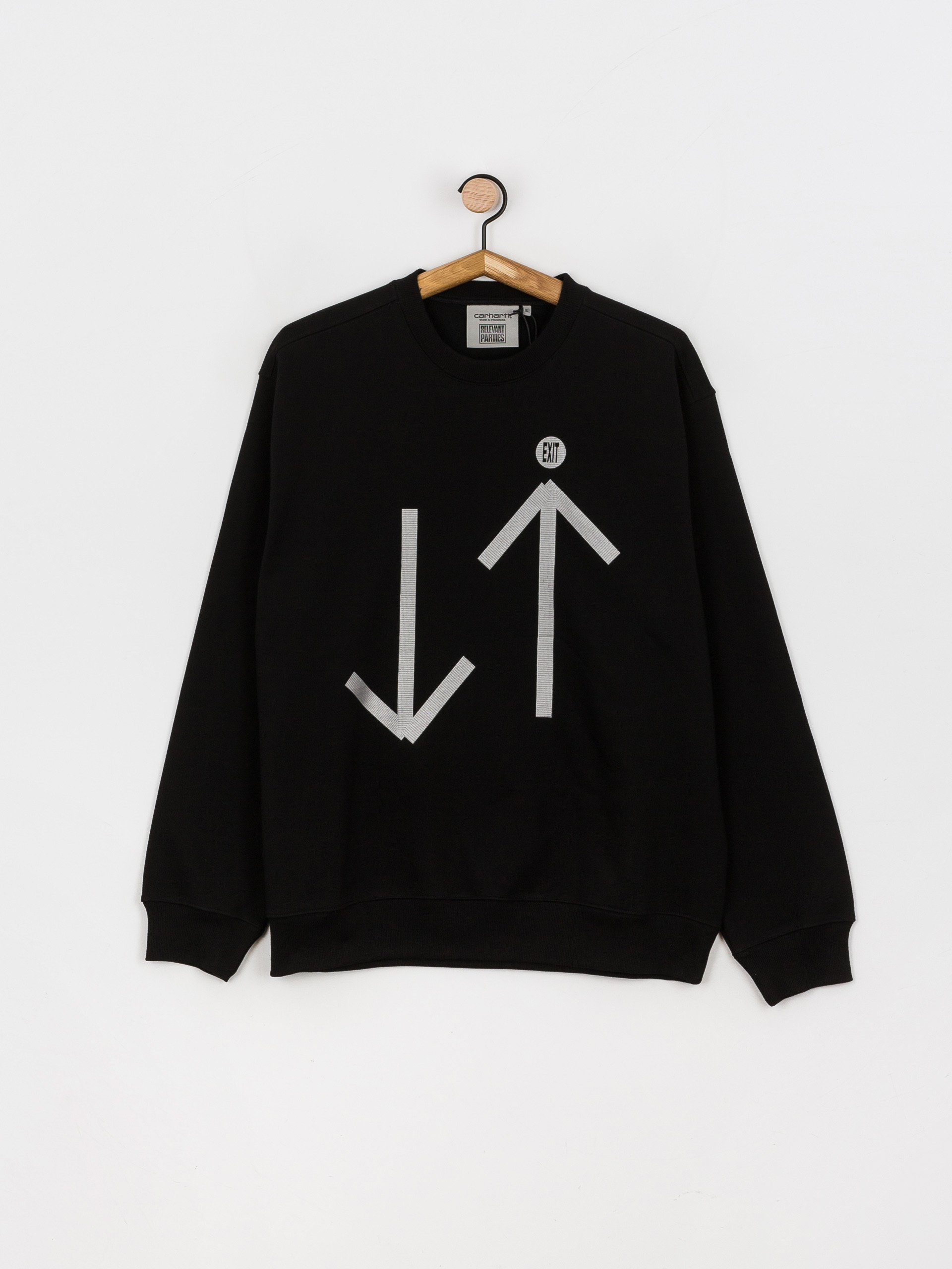 Bluza Carhartt WIP X Relevant Parties Vol 2 Exit Records (black)